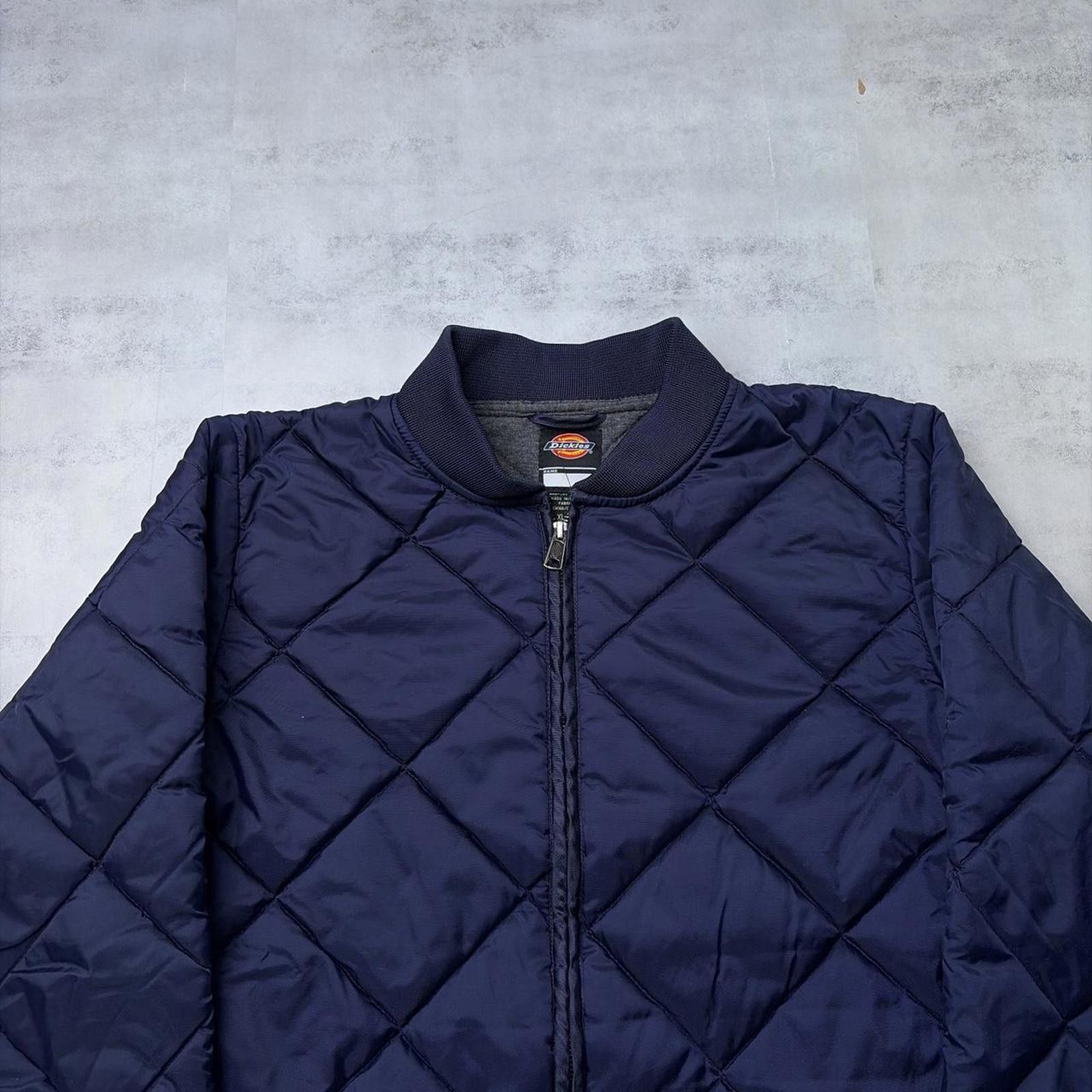 Dickies Y2K Navy Dickies Workwear Quilted Puffer Bomber Jacket Size M / US 6-8 / IT 42-44 - 3 Thumbnail
