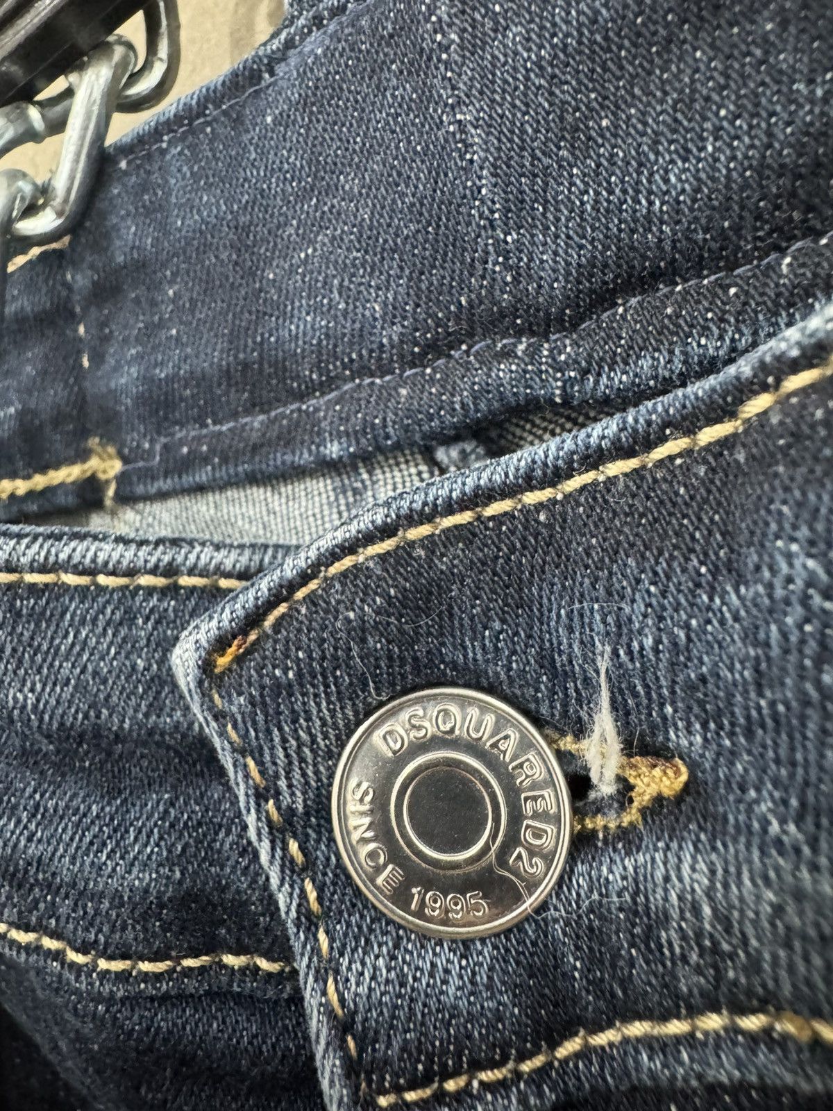 Dsquared2 Dsquared 2 painted biker jeans Denim distreseed pants Size US 38 / EU 54 - 4 Thumbnail