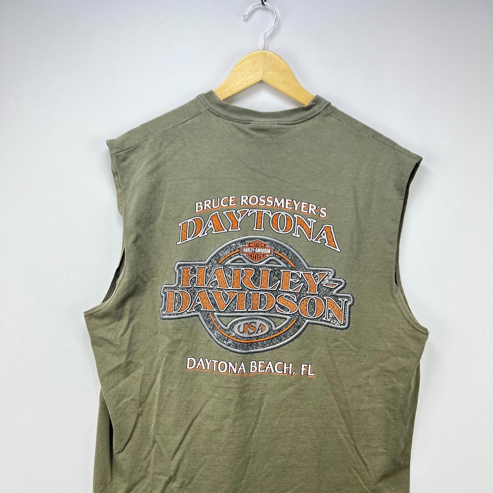 Harley Davidson Vintage Harley-Davidson Sun Faded Sleeveless Shirt XL Eagle Size US XL / EU 56 / 4 - 2 Thumbnail