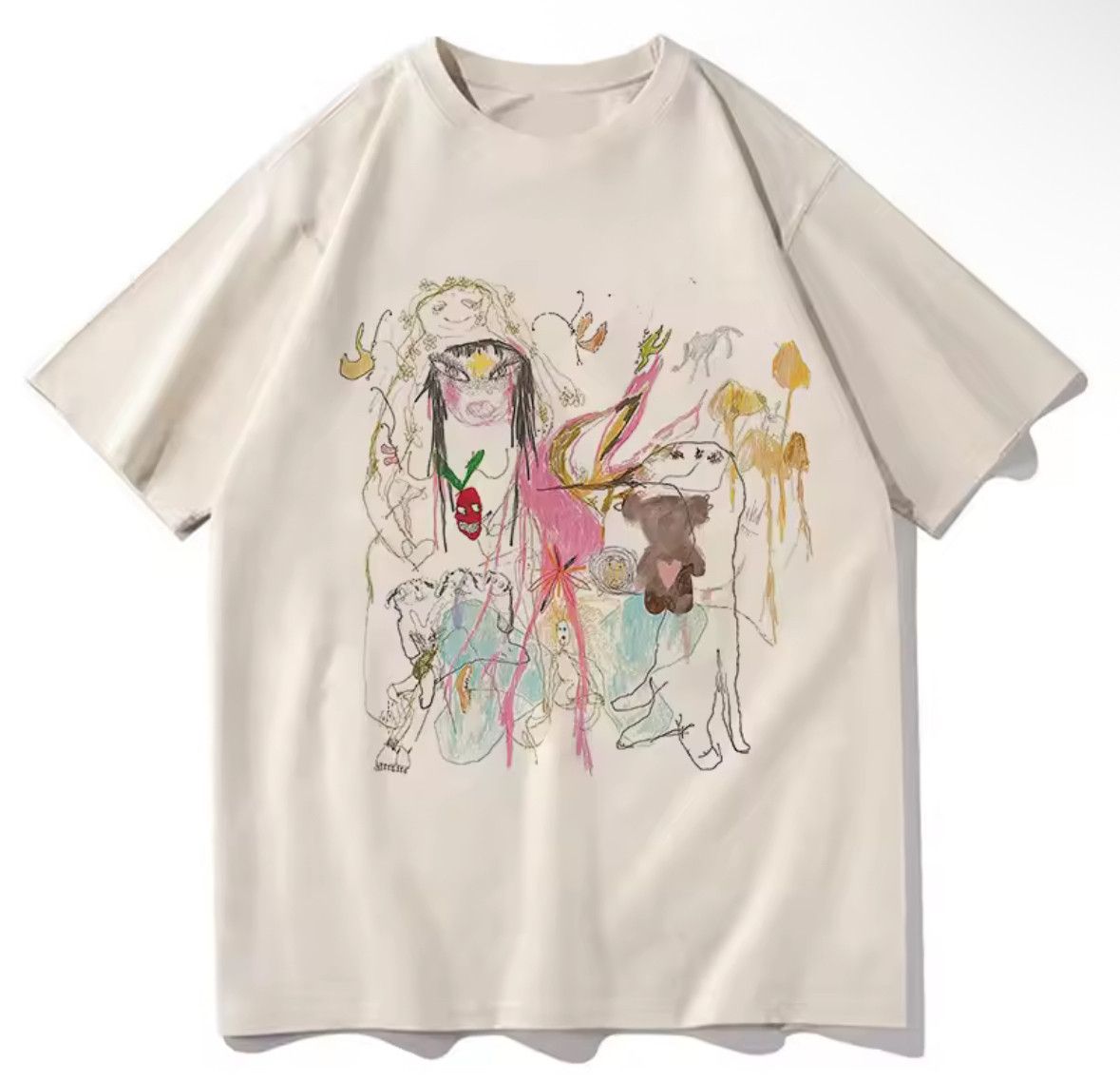 Japanese Brand Y2K Streetwear Anime Beabadoobee Beatopia Graphic T-Shirt Size US S / EU 44-46 / 1 - 1 Thumbnail