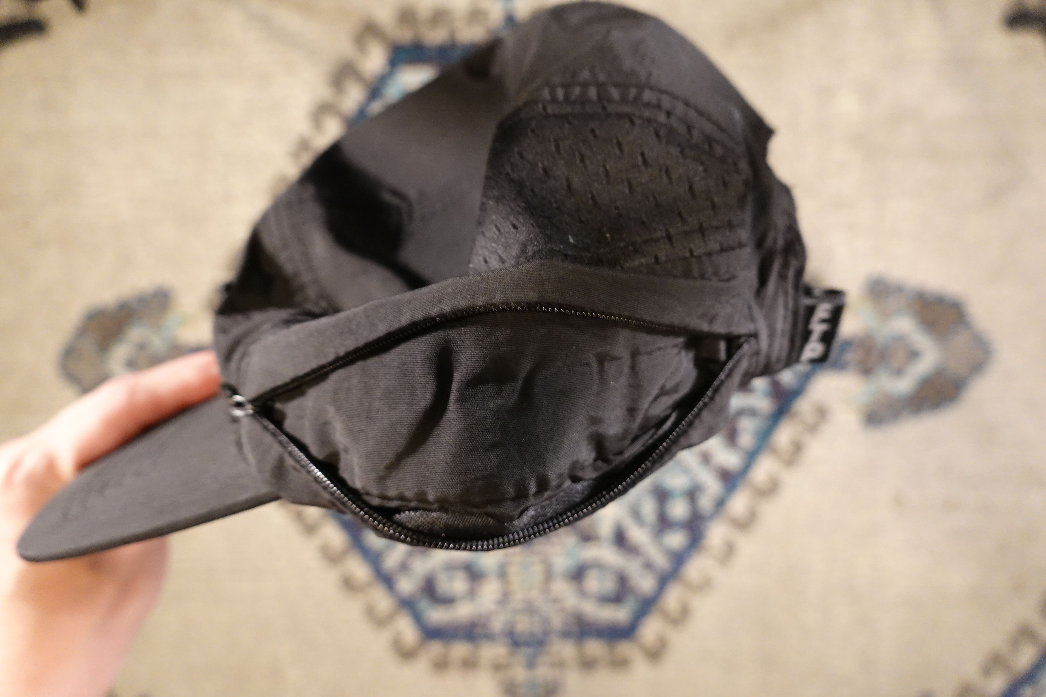 Fuck The Population Hidden Zipper Mesh 5-Panel Camp Hat Size ONE SIZE - 3 Thumbnail