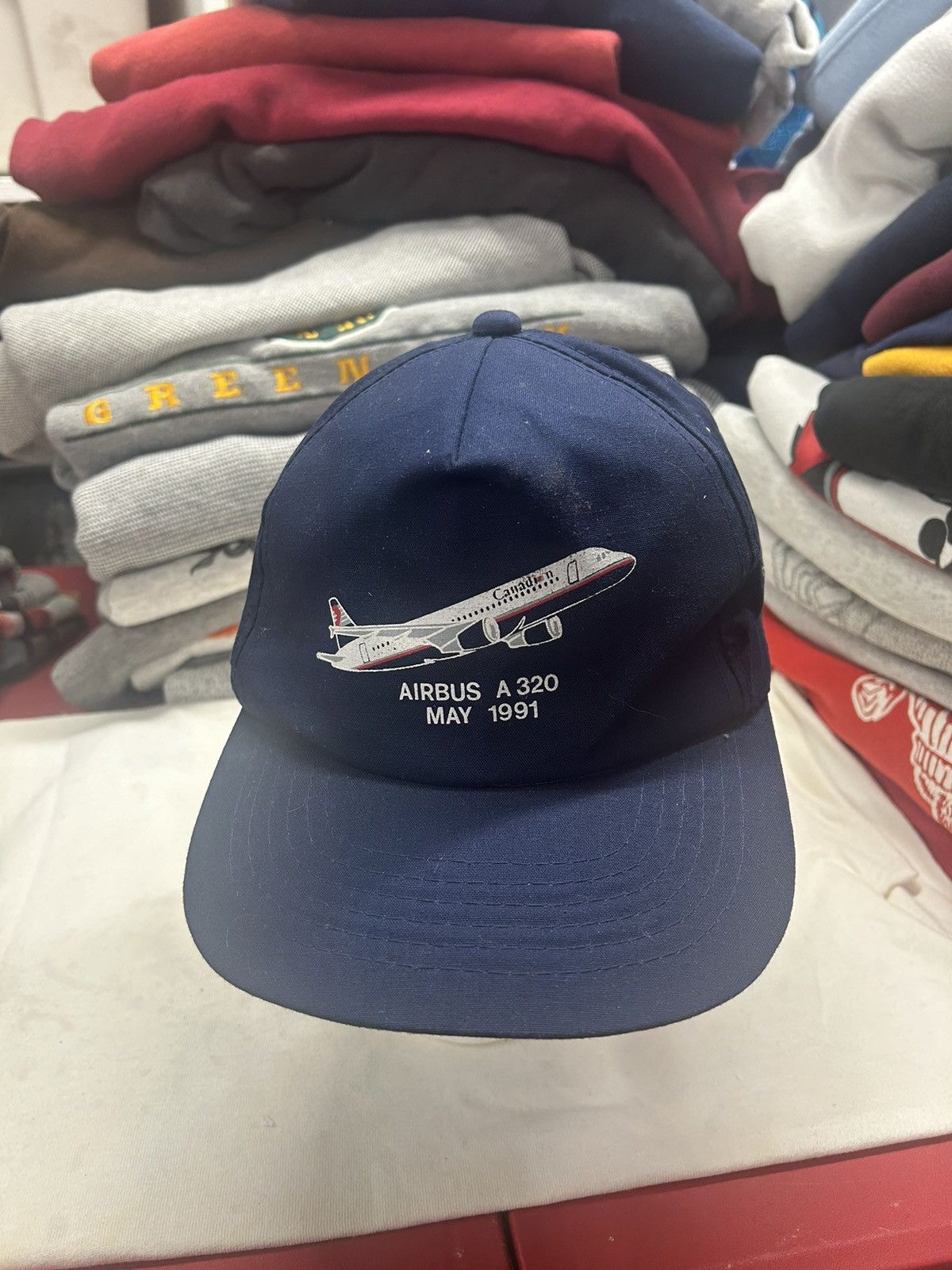Vintage Crazy Vintage 90s navy Skater Grunge Trucker Snapback Hat Size ONE SIZE - 1 Thumbnail