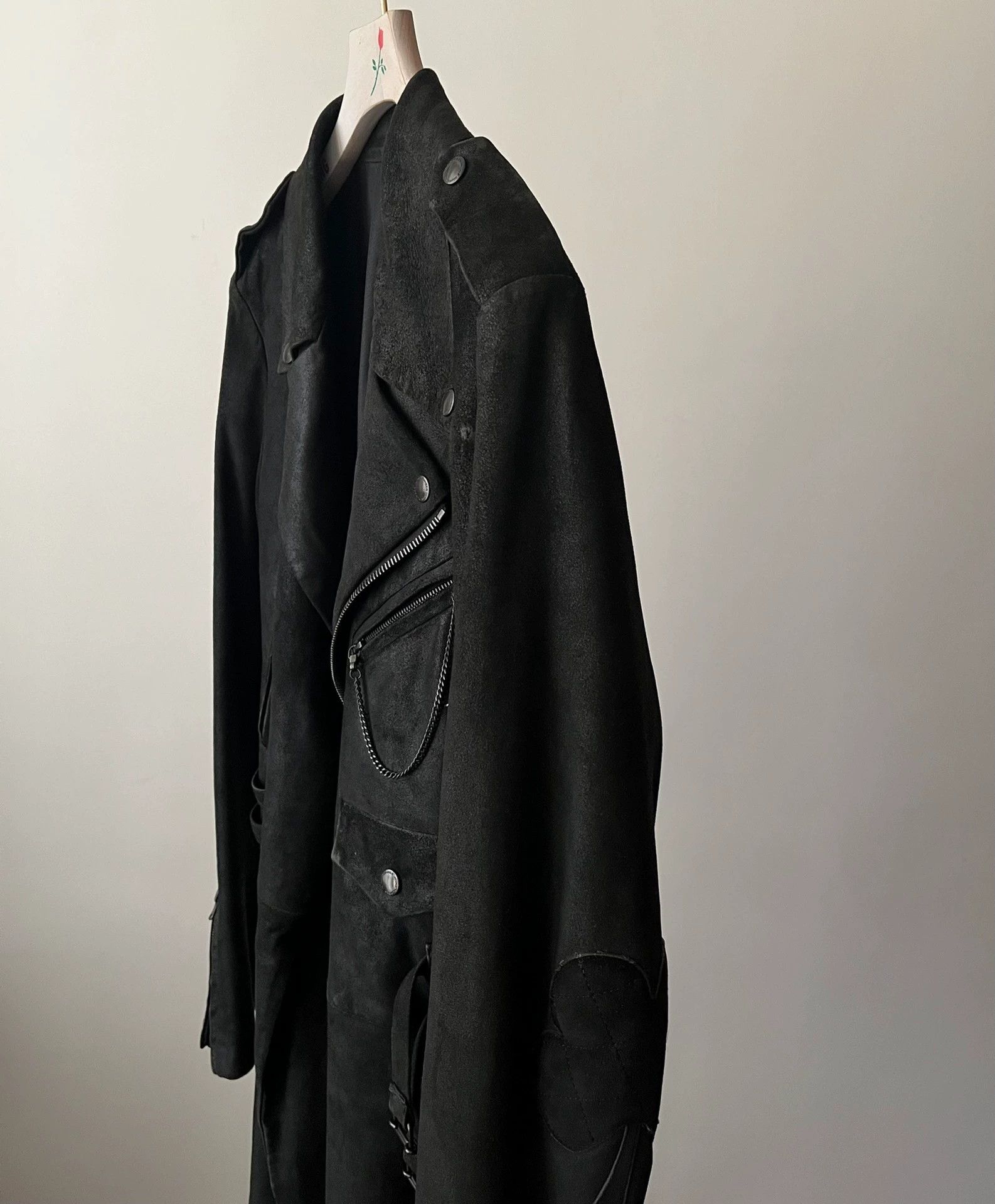 Number (N)ine Number (N)ine 06AW Sheepskin Knight Coat Size US L / EU 52-54 / 3 - 5 Thumbnail
