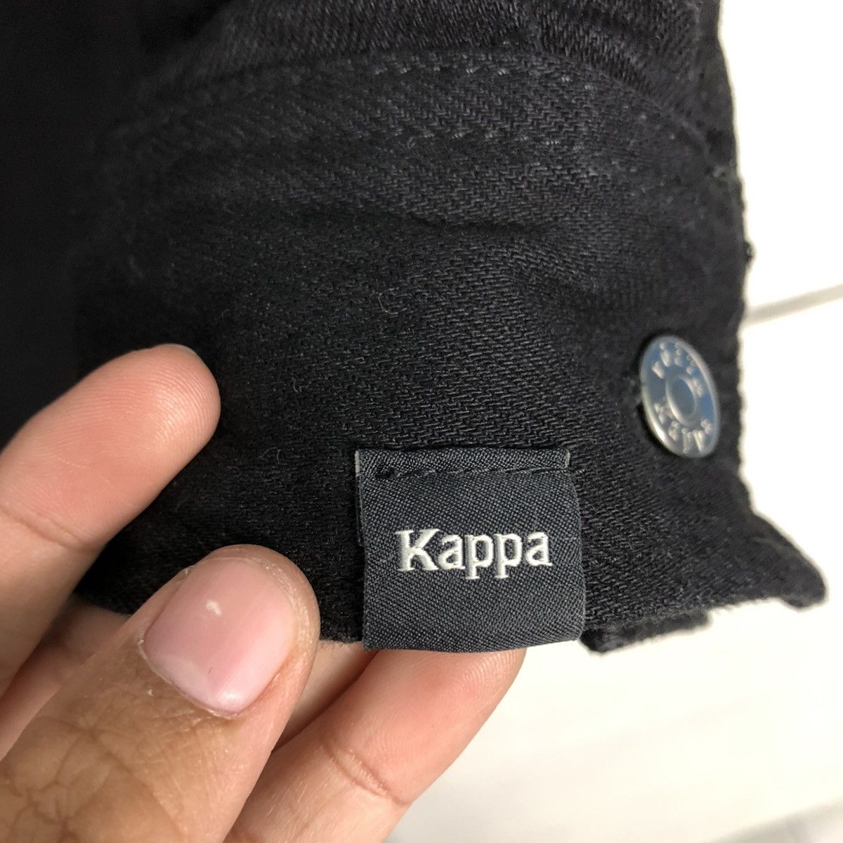 Japanese Brand 🔥RICH BLACK WOOL JACKET SNAP BUTTON KAPPA Size US XS / EU 42 / 0 - 19 Thumbnail