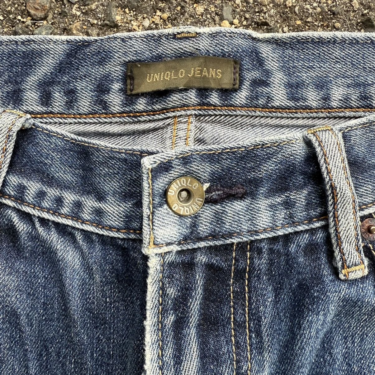 Japanese Brand VINTAGE JAPANESE STRAIGHT FADED JEAN DENIM PANTS Size US 35 - 4 Thumbnail
