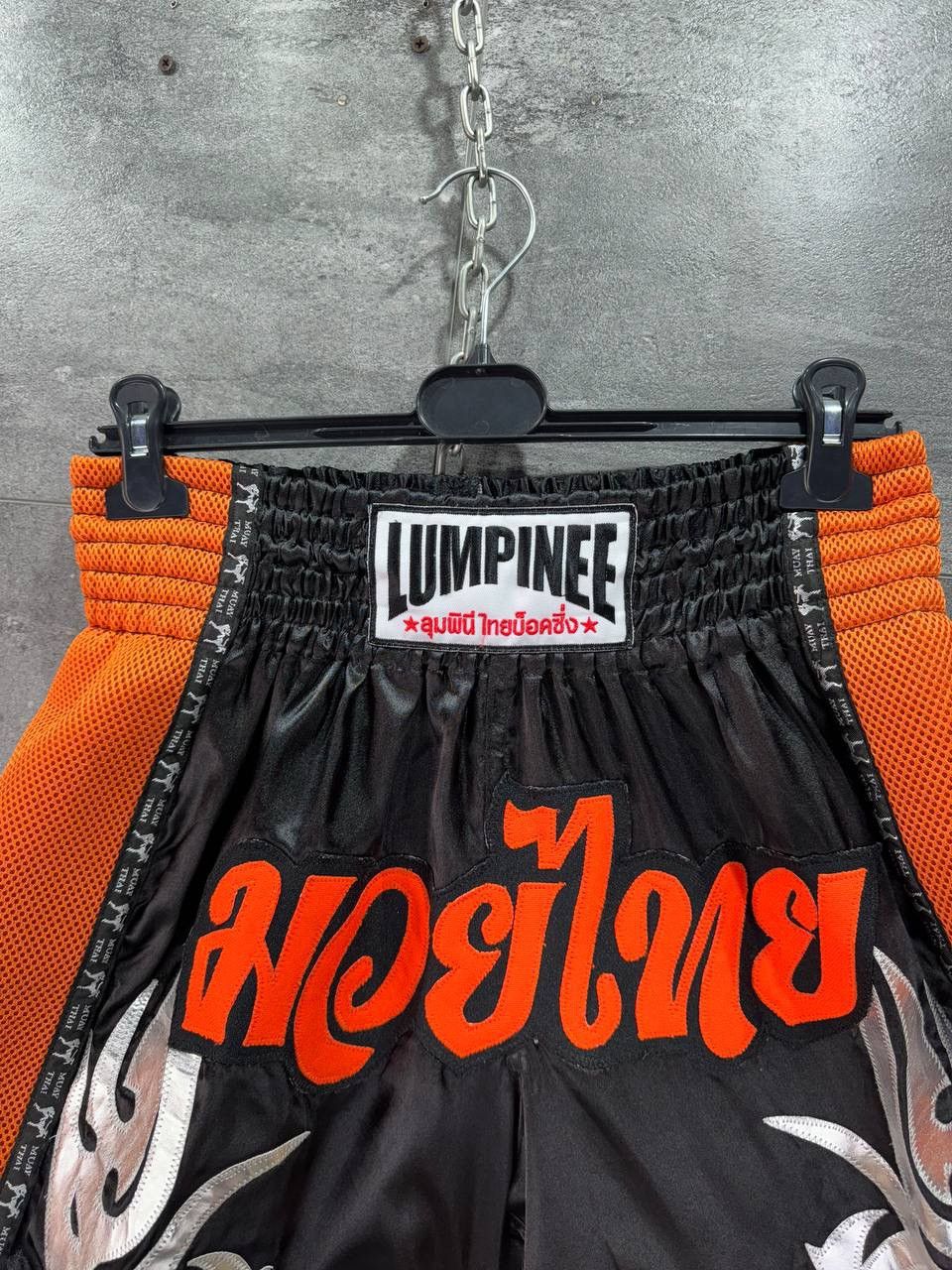 Other LUMPINEE BOXING SHORTS SPORT RETRO MUAY THAI MMA Size US 36 / EU 52 - 7 Thumbnail