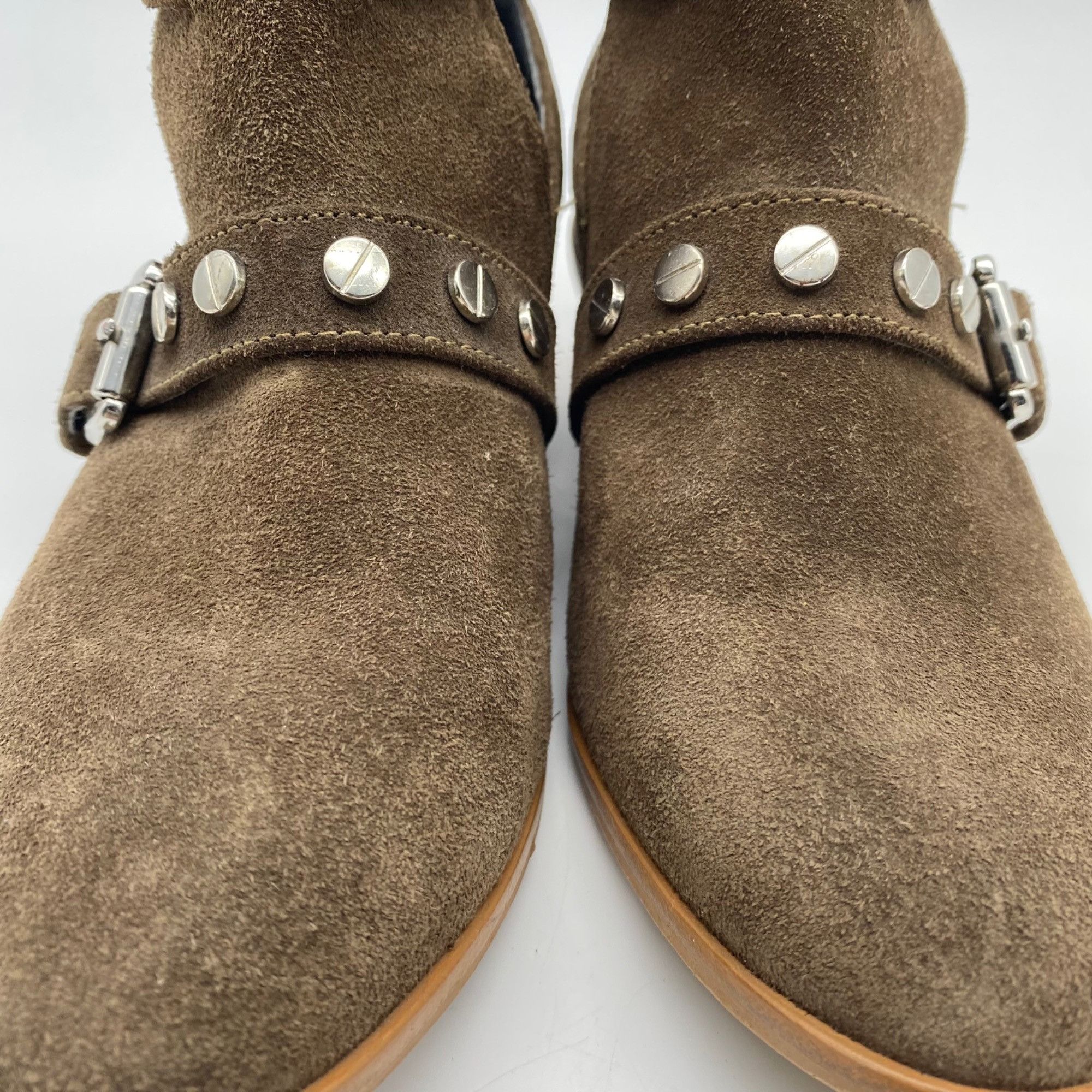 Rebecca Minkoff REBECCA MINKOFF Abigail Brown Suede studded strap Ankle boot Size US 6 / IT 36 - 9 Thumbnail