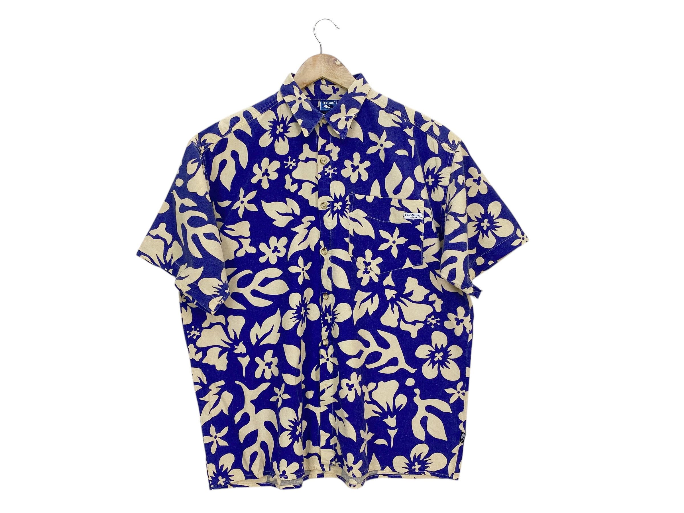 Vintage T&C Hawaiian Shirt Made in USA Size US L / EU 52-54 / 3 - 1 Thumbnail