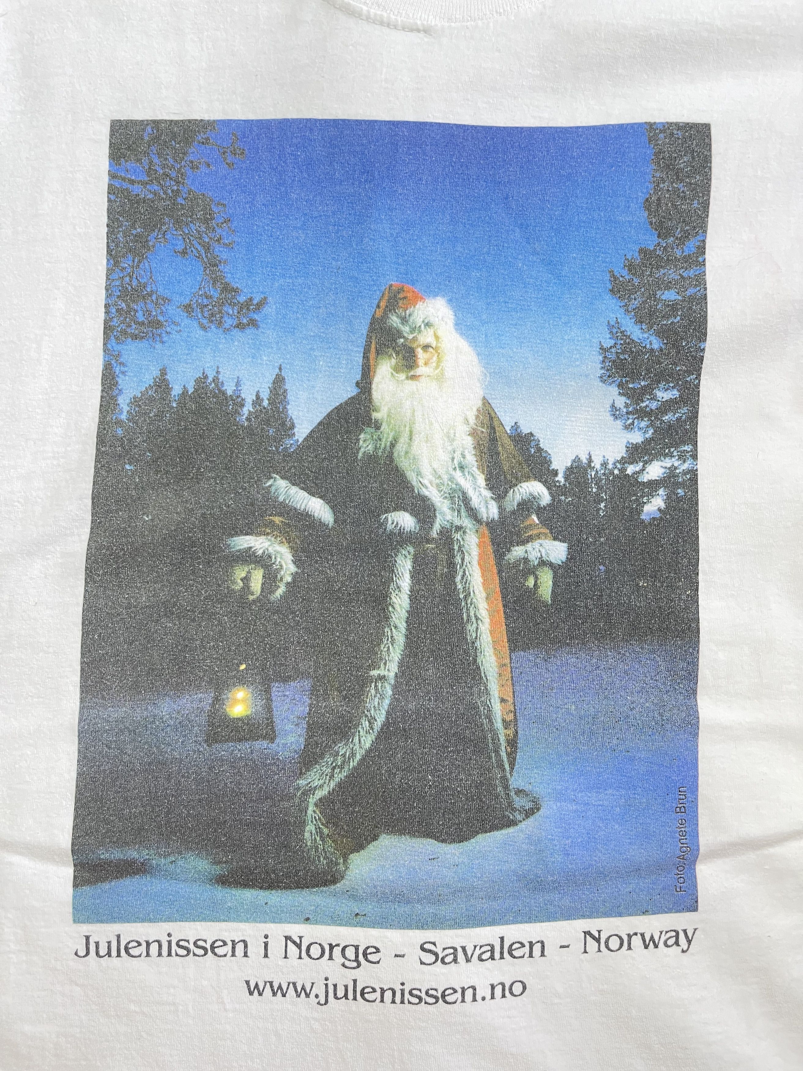 Vintage Santa Julenissen i Norge - Savalen - Norway T Shirt Size US XL / EU 56 / 4 - 2 Thumbnail