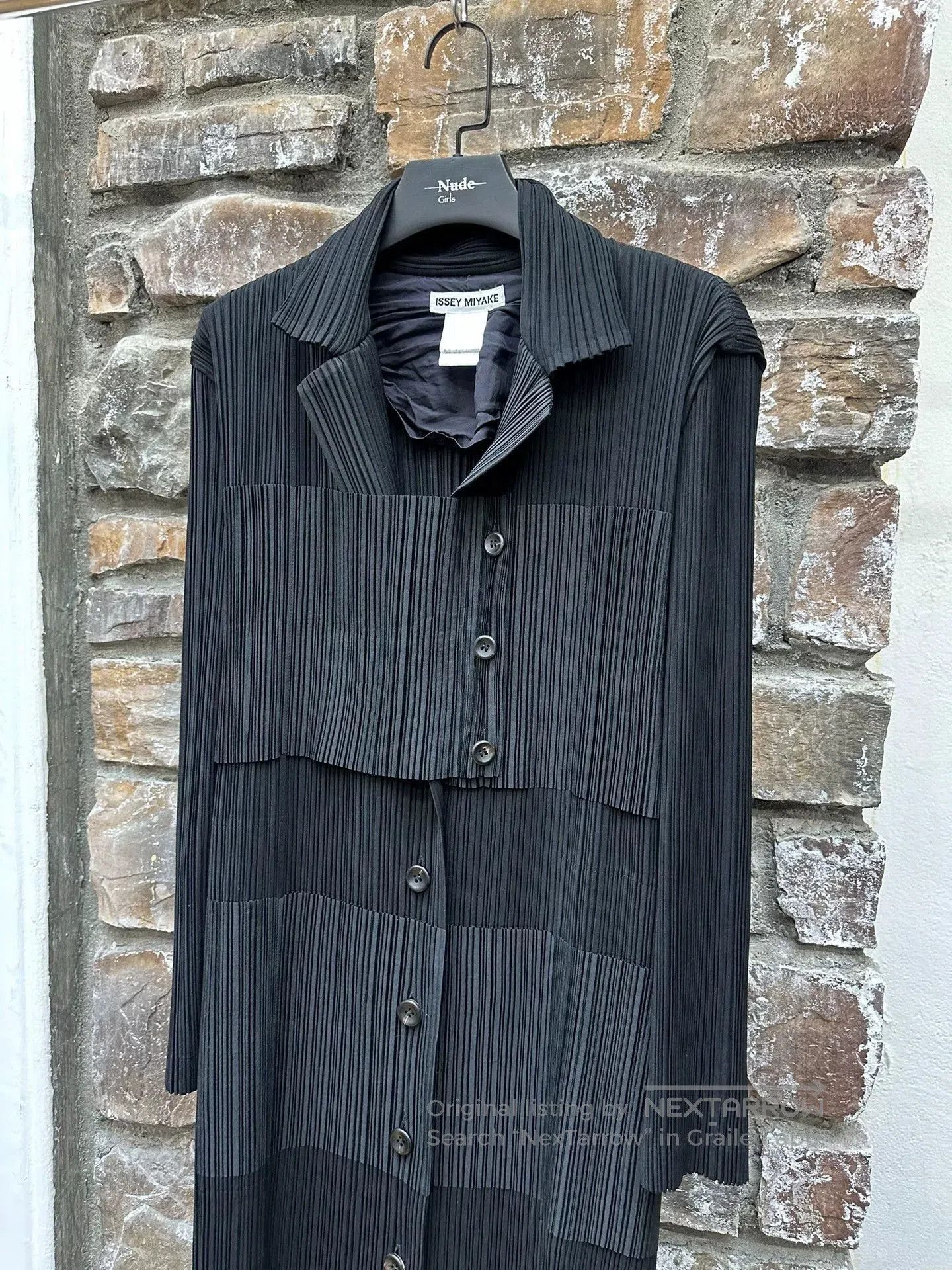 Issey Miyake Issey Miyake Pleated Panel Coat Size M. Size M / US 6-8 / IT 42-44 - 3 Thumbnail
