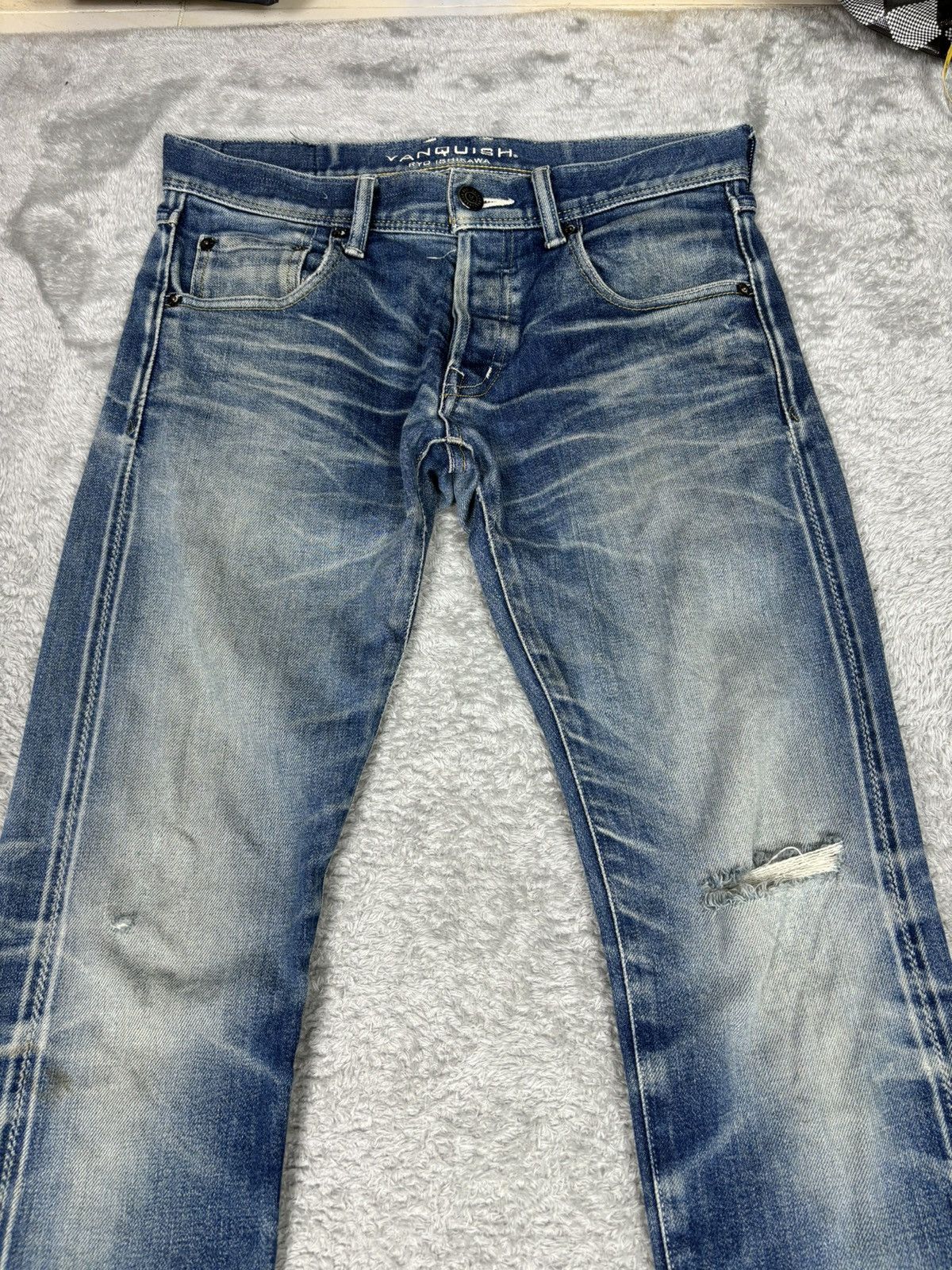 Vanquish Vanquish Ryo Ishikawa Faded Distressed Denim. S0366 Size US 31 - 3 Thumbnail