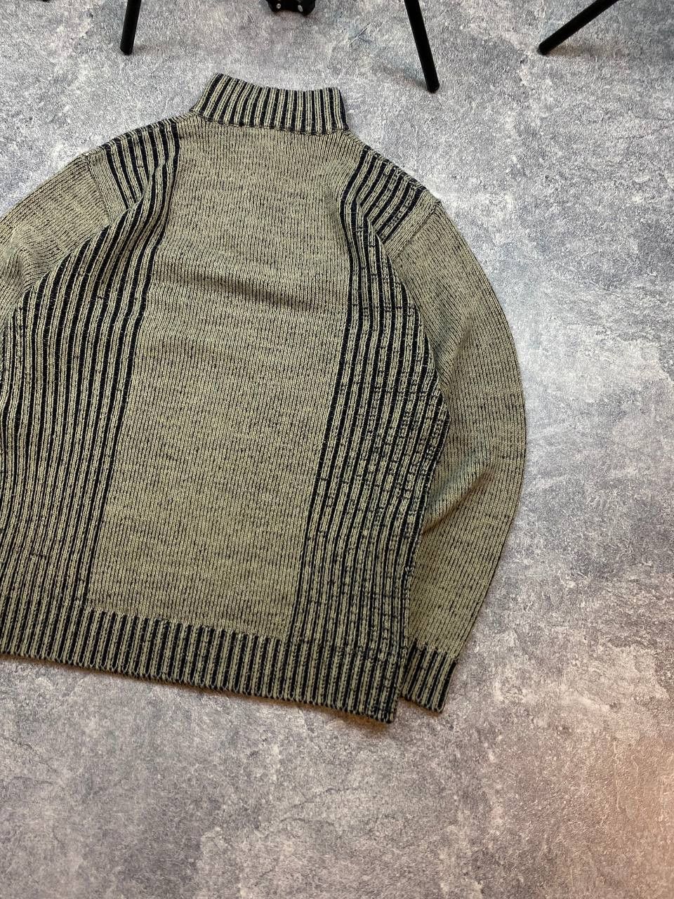 Japanese Brand Y2K Diesel style Knit Faded Ribbed Striped Vintage Sweater Size US M / EU 48-50 / 2 - 5 Thumbnail