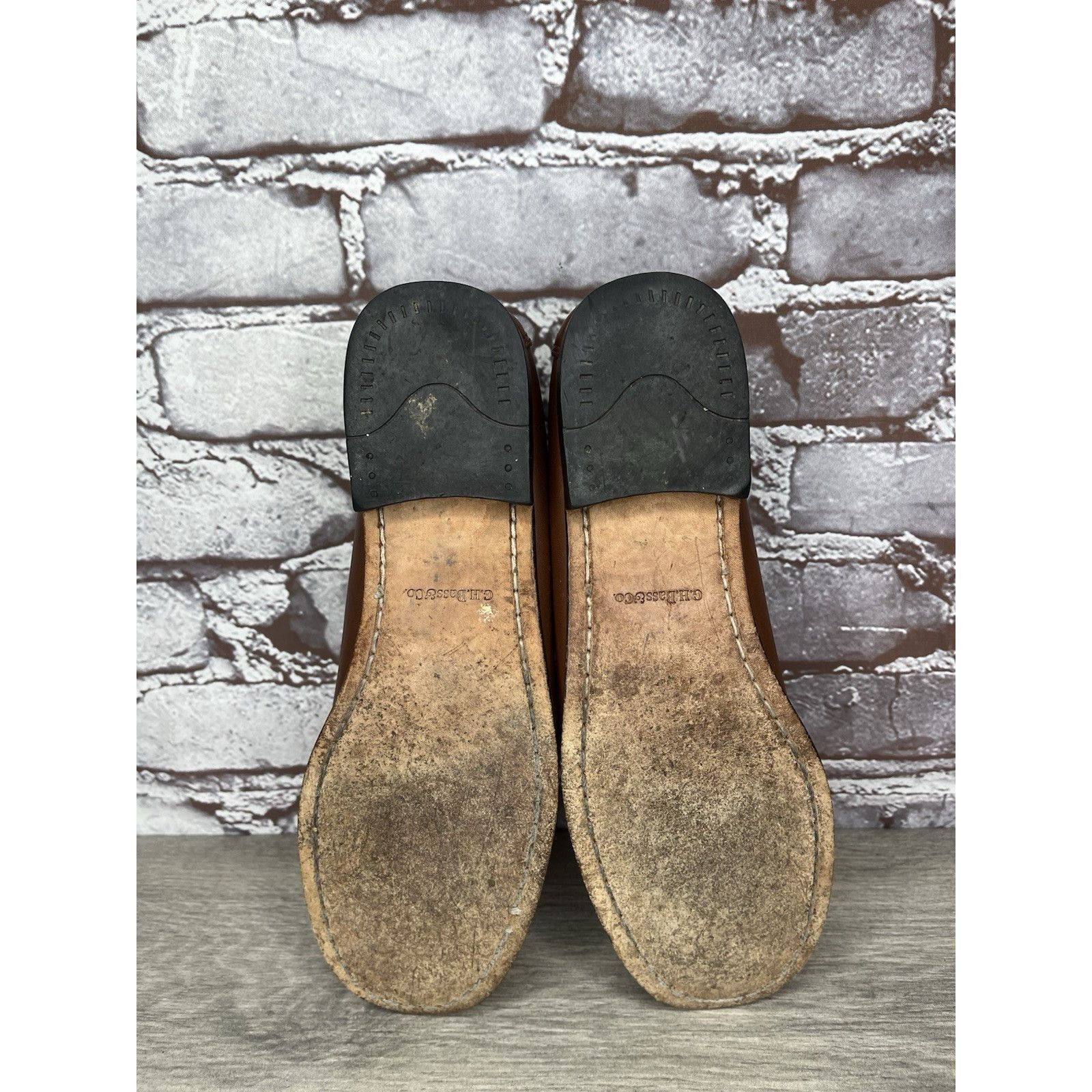 Bass GH BASS Jackie Brown Leather Kiltie Tasseled Slip-On Loafers Size US 7.5 / IT 37.5 - 20 Thumbnail