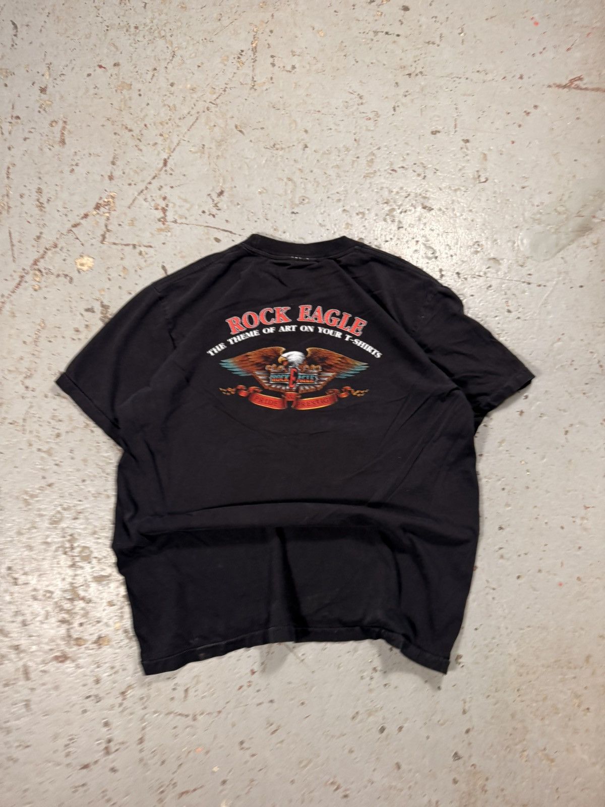 Vintage Vintage Rock Eagle Bike week Tee Size US XL / EU 56 / 4 - 4 Thumbnail