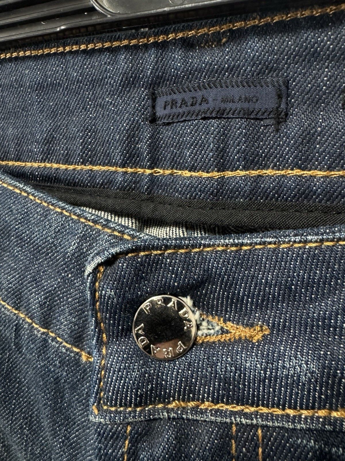Prada PRADA Milano Indigo Wash Denim Jeans Straight Fit Made Italy Size US 31 - 12 Thumbnail
