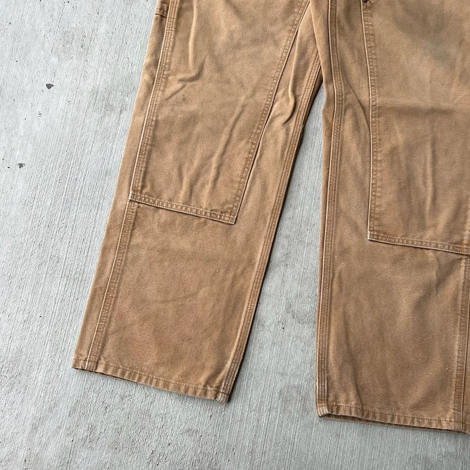 Carhartt × Vintage Carhartt brown double knee work wear carpenter pants Size US 31 - 8 Thumbnail