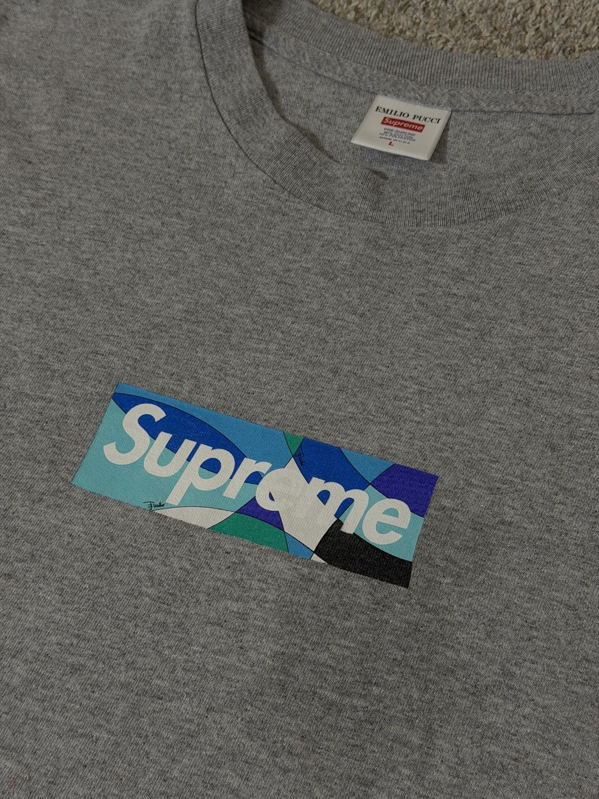Supreme Supreme Emilio Pucci Tee Size US L / EU 52-54 / 3 - 3 Thumbnail