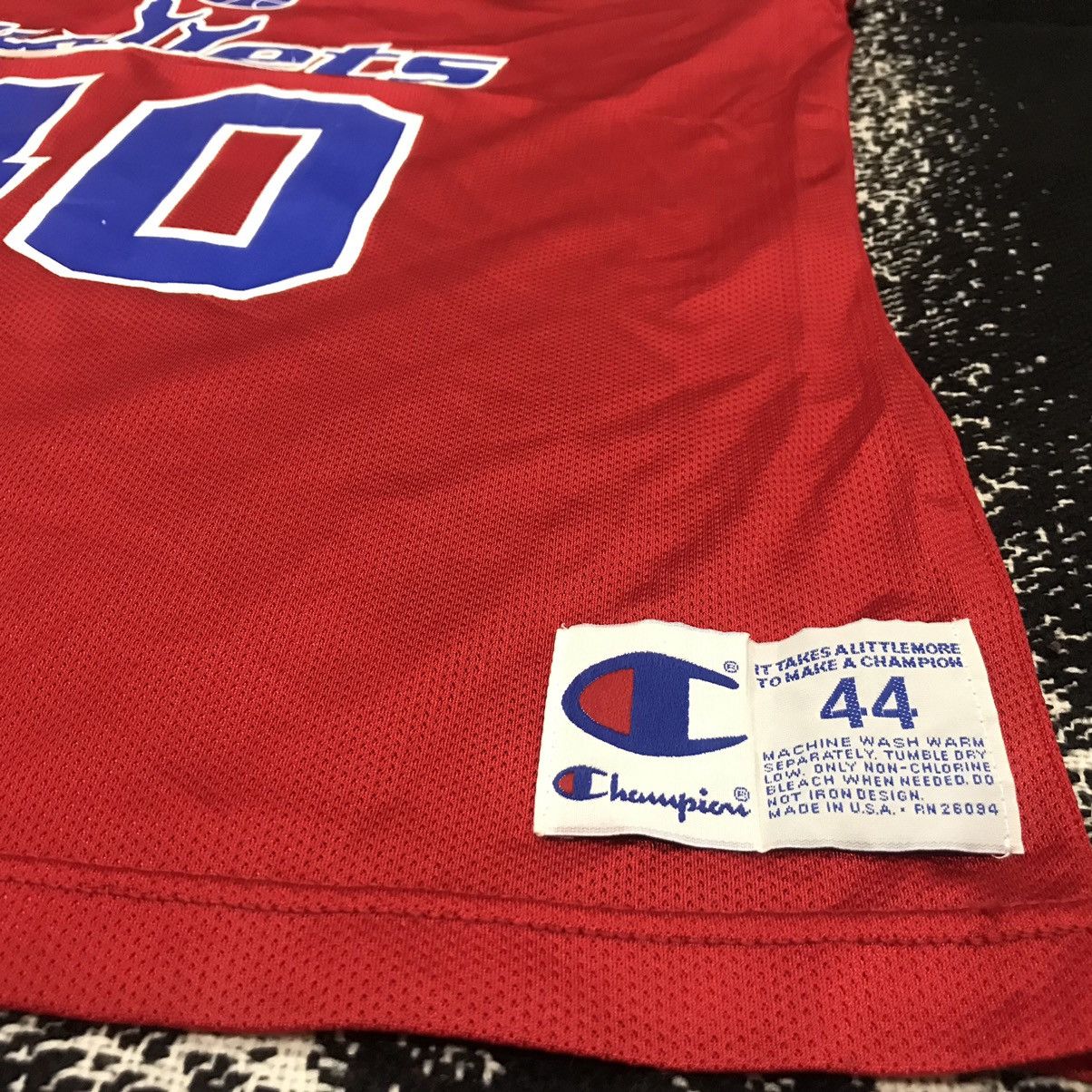 Champion VTG 90 Washington Bullet Calbert Cheaney NBA Jersey Champion Size US L / EU 52-54 / 3 - 5 Thumbnail