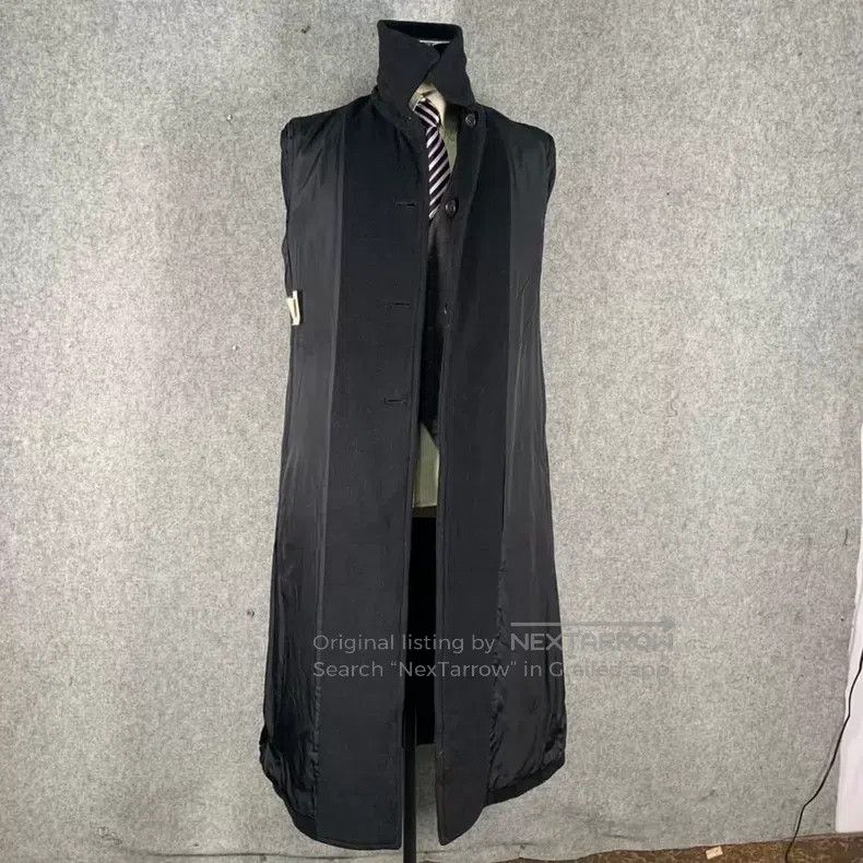Comme des Garcons Comme des Garcons Black Knee-length Wool Coat Size M / US 6-8 / IT 42-44 - 5 Thumbnail