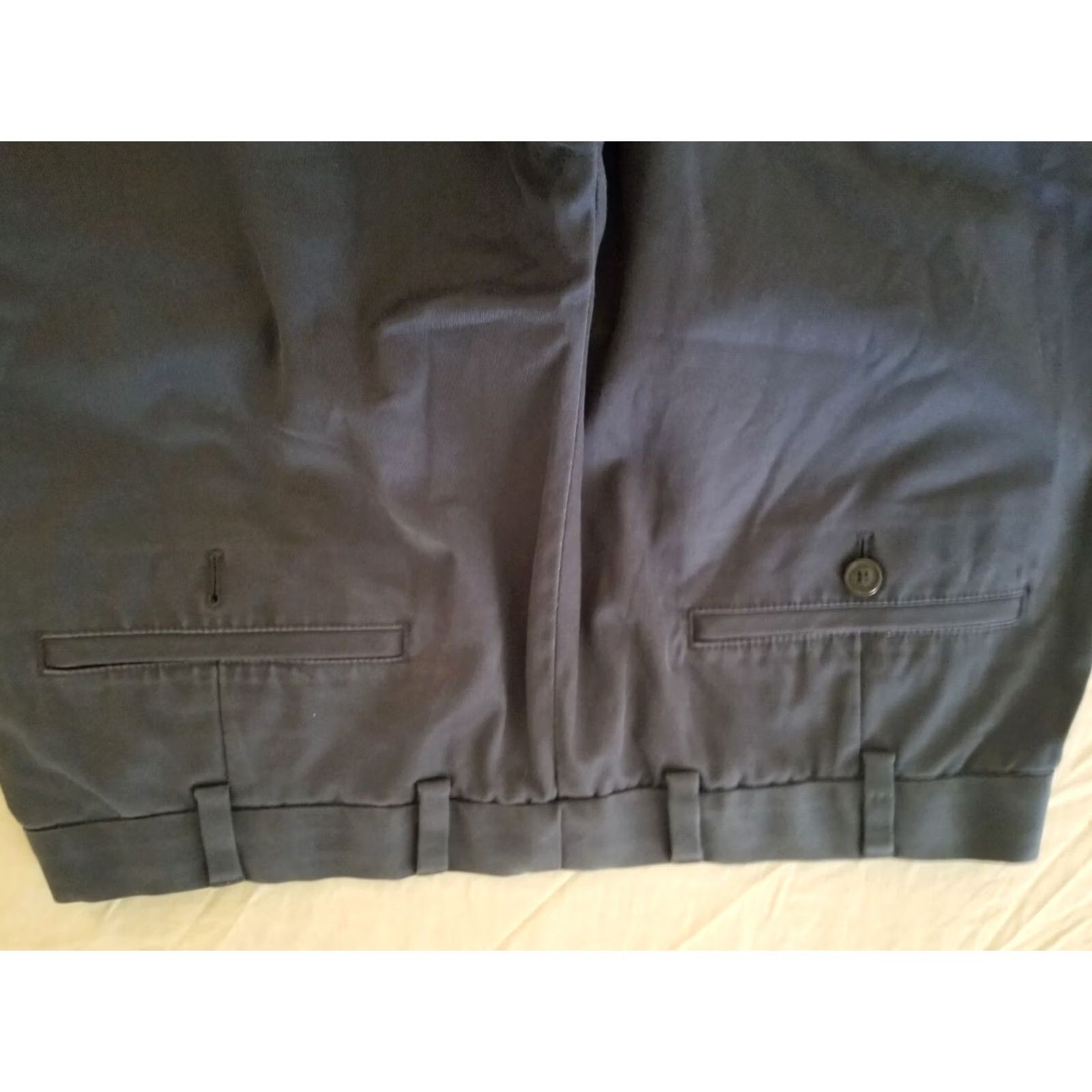 Brooks Brothers Brooks Brothers Pants Chino Brooks Brothers Men 34 32 Blue Cotton Dress Slacks 34x32 34x31 Mens Size US 34 / EU 50 - 2 Thumbnail