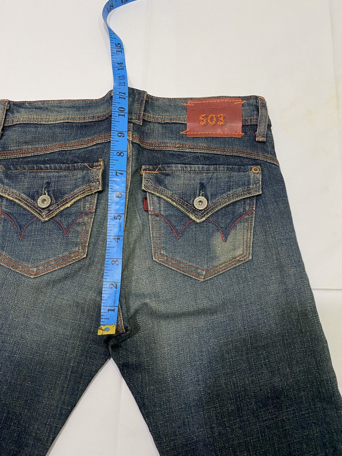 Edwin Edwin 503 spinal flare jeans Size 30" / US 8 / IT 44 - 19 Thumbnail