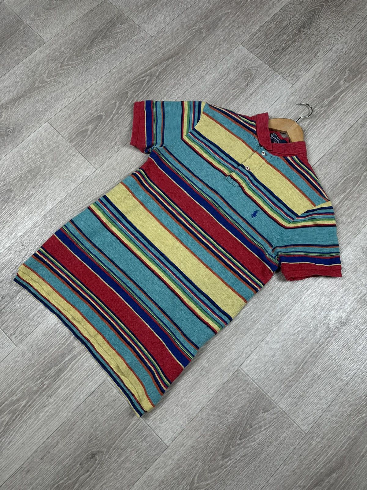 Polo Ralph Lauren × Vintage Vintage Polo Ralph Lauren 90's Southwest Woven Striped Polos Size US M / EU 48-50 / 2 - 4 Thumbnail