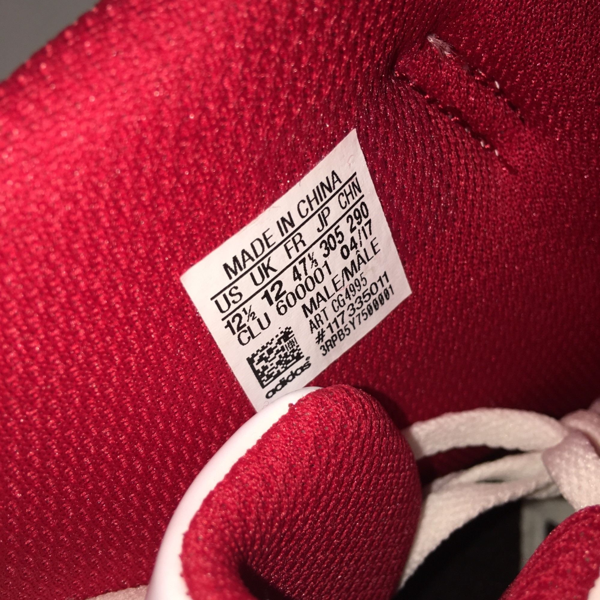 Adidas ADIDAS SM FREAK X CARBON HIGH NCA WHITE/RED CLEATS CG4995 ME Size US 12.5 / EU 45-46 - 9 Thumbnail