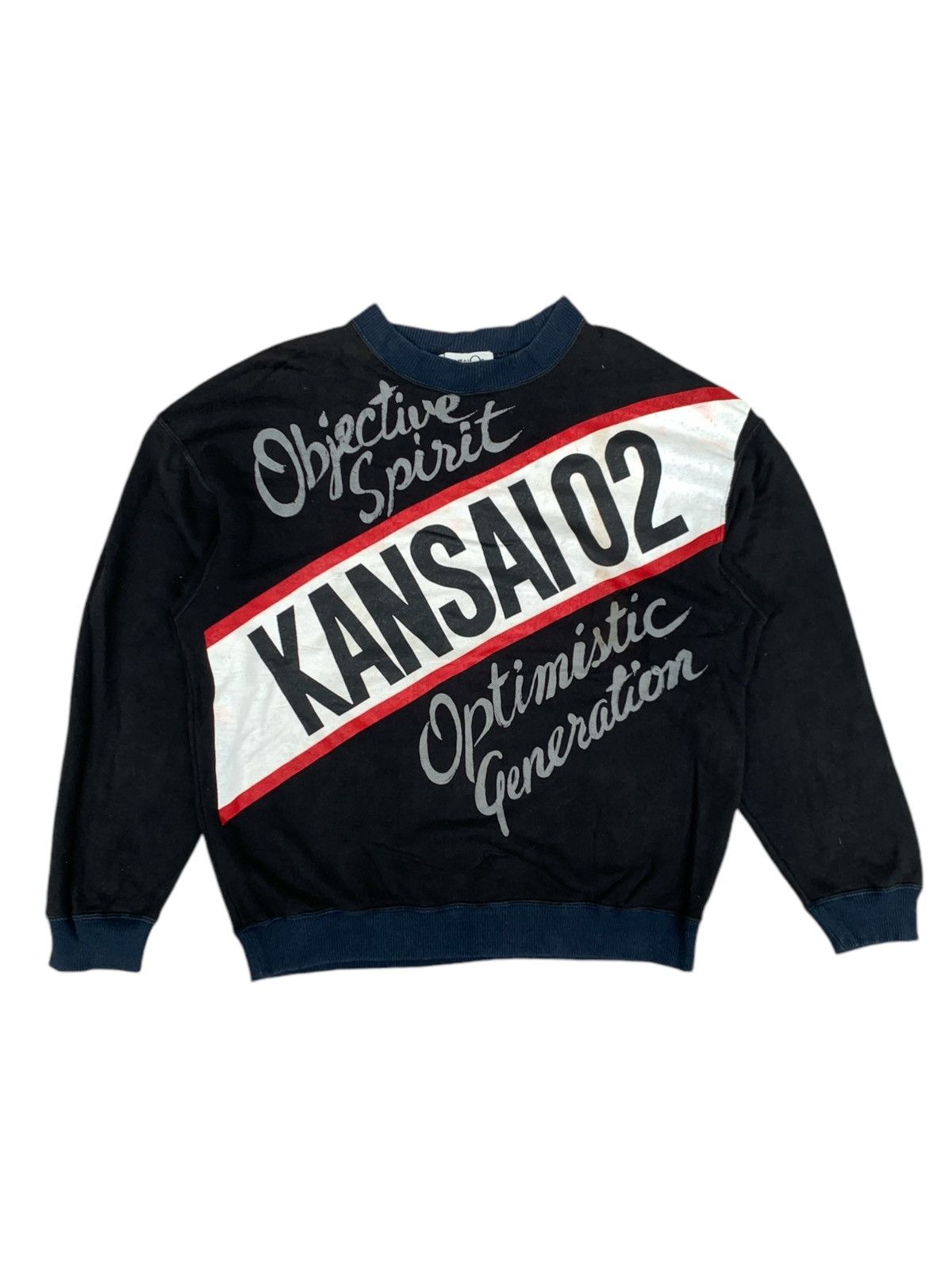 Kansai Yamamoto 1990s Kansai Yamamoto - Kansai O2 Sweater Yohji Style Size US L / EU 52-54 / 3 - 1 Thumbnail