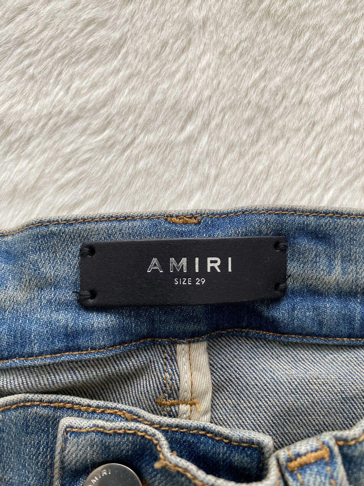 Sz 29,32 Amiri Clay Indigo Red Velvet PJ MX2 Jeans