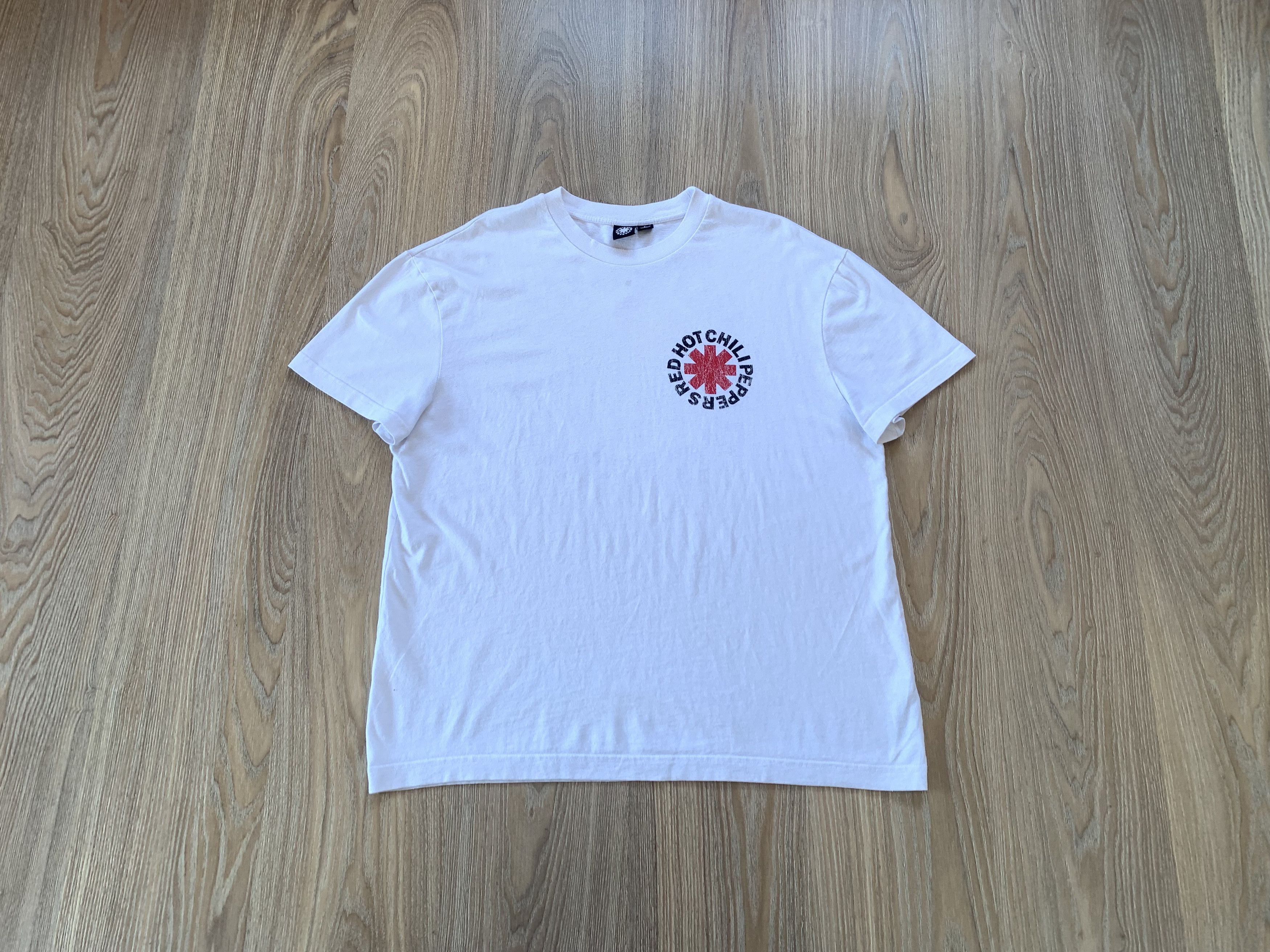 Band Tees Red Hot Chili Peppers White Printed T Shirt Size US L / EU 52-54 / 3 - 1 Thumbnail