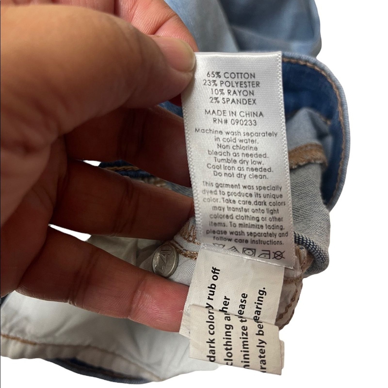 Pacsun PACSUN Mid Rise Skinny Ankle Light Rinse Stripe Denim 25 Size 25" / US 0 / IT 36 - 6 Thumbnail
