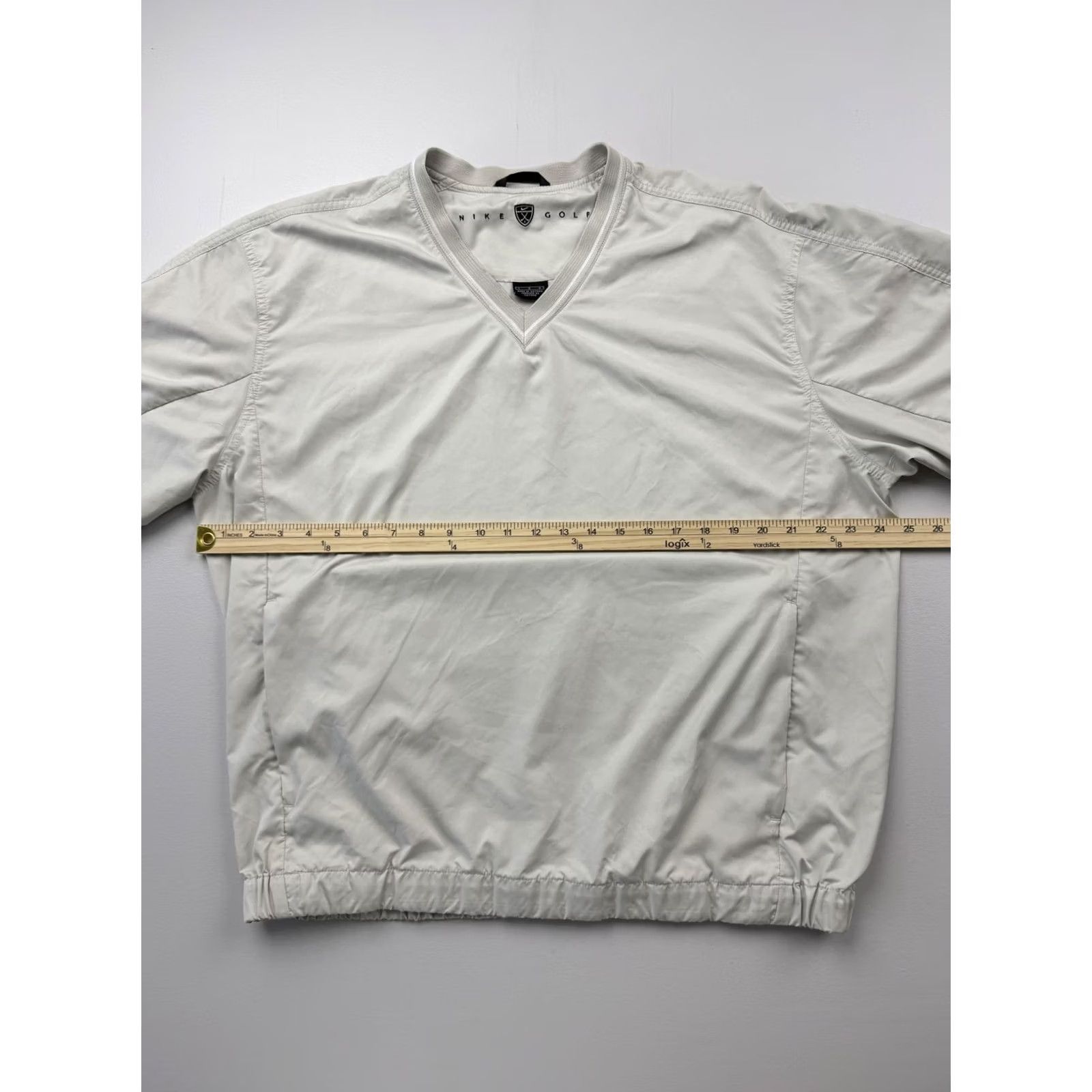 Nike Nike Golf Jacket Mens L Gray V Neck Pullover Windbreaker Short Sleeve Size US L / EU 52-54 / 3 - 6 Thumbnail