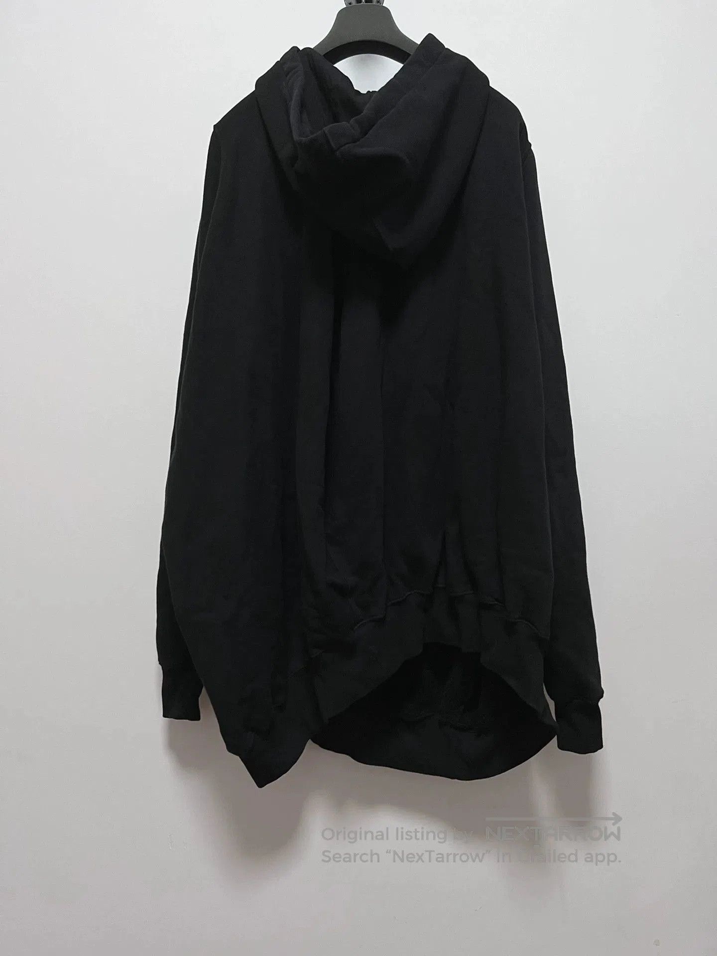 Rick Owens Rick Owens Structured Black Hoodie. Size US M / EU 48-50 / 2 - 2 Thumbnail