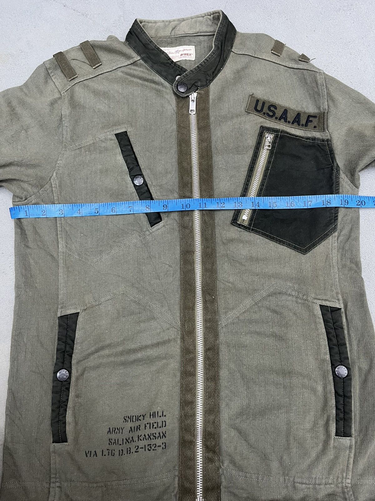 Avirex SALINA KANSAS AVIREX U.S AIR FIELD JACKET Size US L / EU 52-54 / 3 - 13 Thumbnail