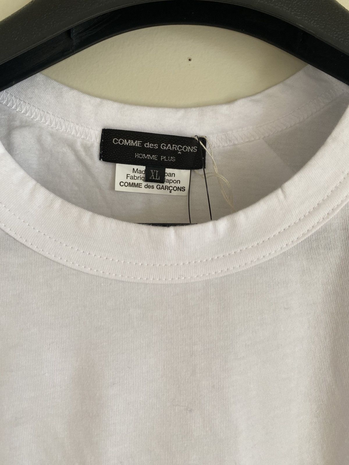 Comme des Garcons Homme Plus CDGH+ Panelled Detailed T-shirt Size US XL / EU 56 / 4 - 3 Thumbnail