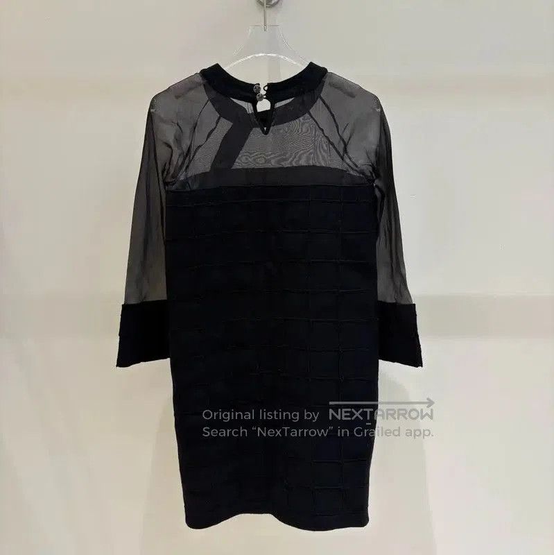 Chanel Chanel Black Cotton Midi Dress for Women . Size S / US 4 / IT 40 - 1 Thumbnail