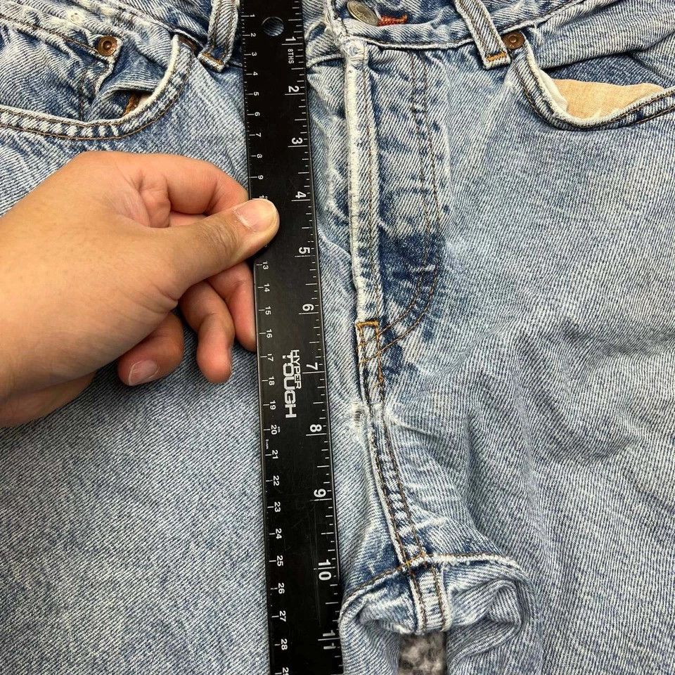 Lucky Brand × Vintage Lucky Brand Jeans Women 8x29 Denim Faded Flared Dungarees Size 28" / US 6 / IT 42 - 5 Thumbnail