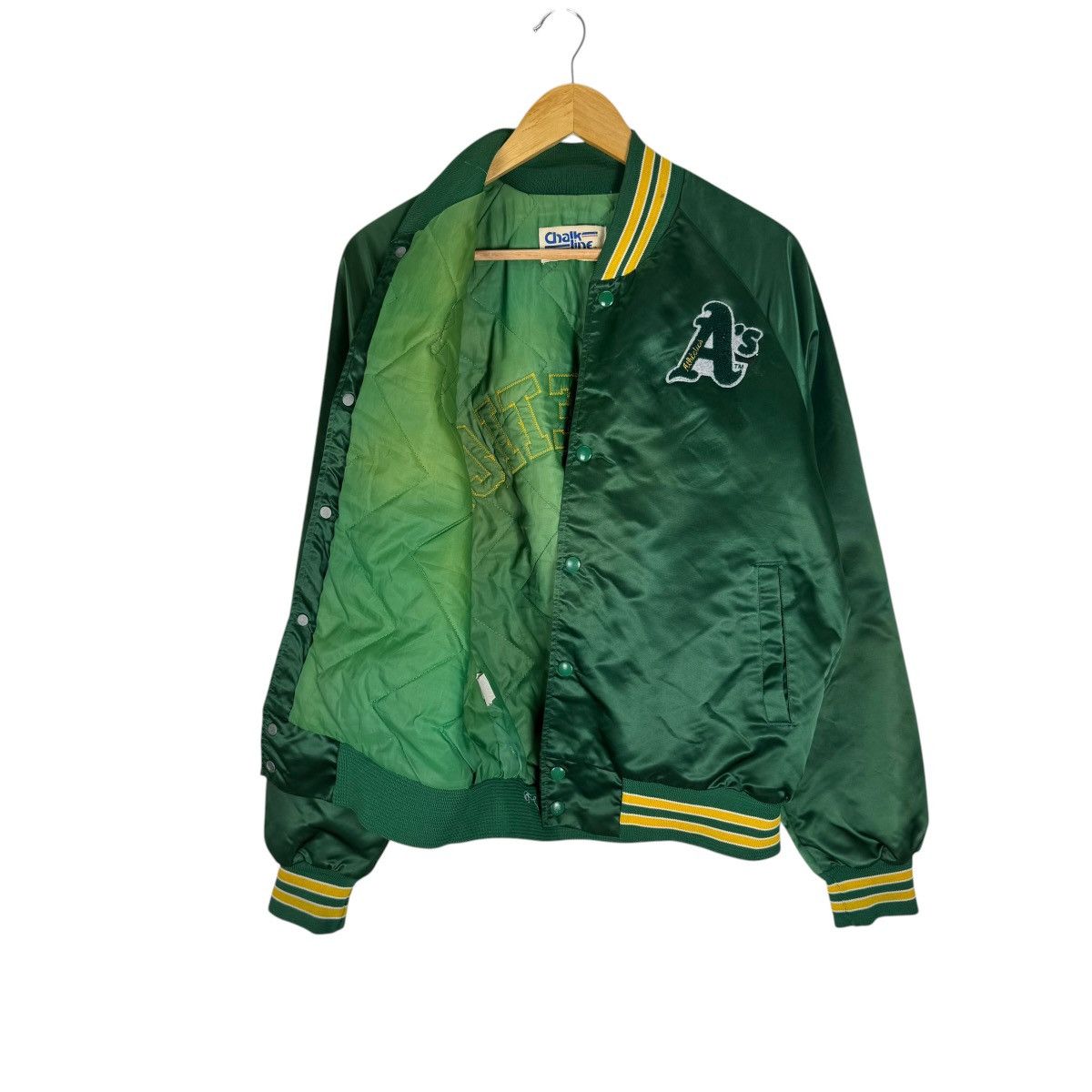 Chalk Line ☀️OAKLAND ATHLETICS MLB VARSITY JACKET Size US M / EU 48-50 / 2 - 8 Thumbnail