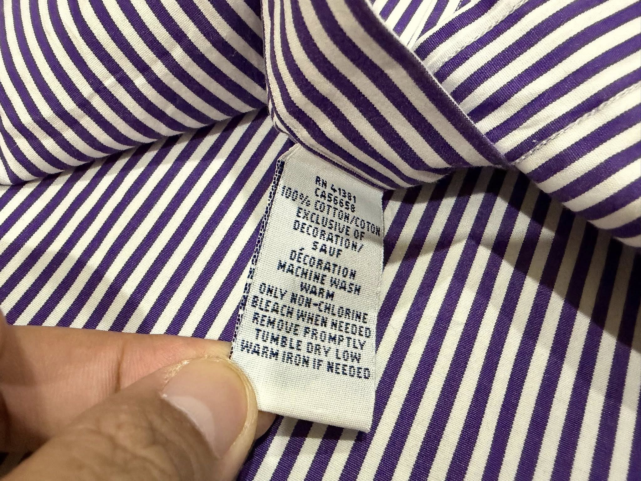 Polo Ralph Lauren RALPH LAUREN slim fit button up XS 3320 Size US XS / EU 42 / 0 - 7 Thumbnail