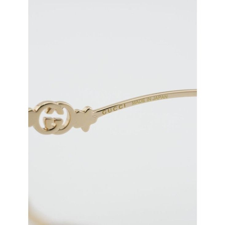 Gucci Gucci GG1569S 003 Sunglasses Gold with White Stone Cat Eye Size ONE SIZE - 8 Thumbnail