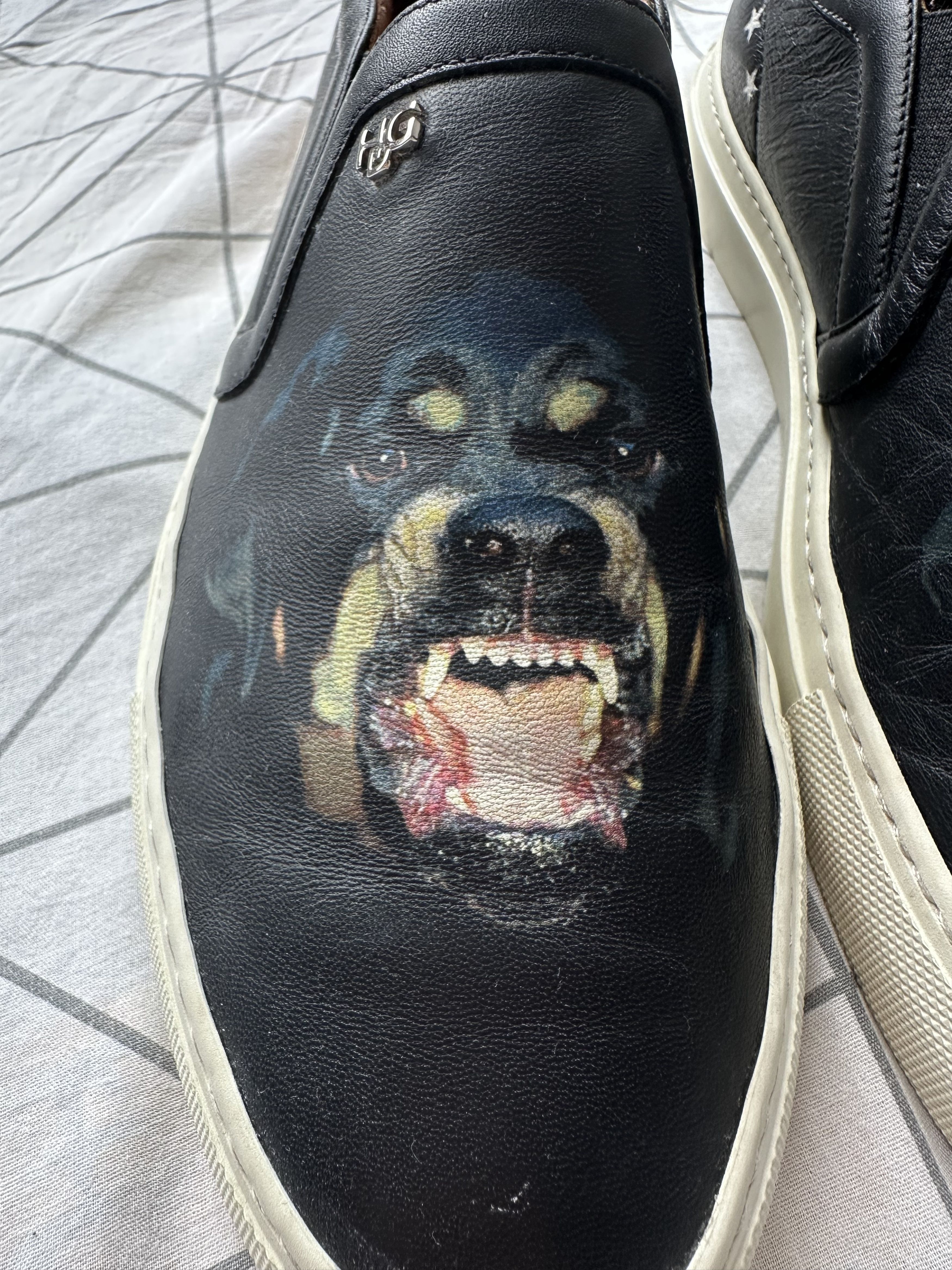 Givenchy SS13 Givenchy Rottweiler Leather Slip Ons by Riccardo Tisci Size US 9 / EU 42 - 3 Thumbnail