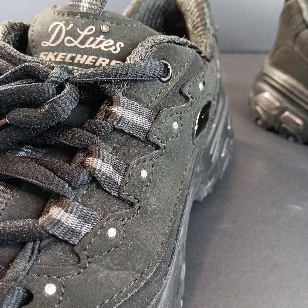 SKECHERS Skechers Womens D'Lites Black Sneakers Shoes N. 11949 Clean Size US 6 / IT 36 - 12 Thumbnail