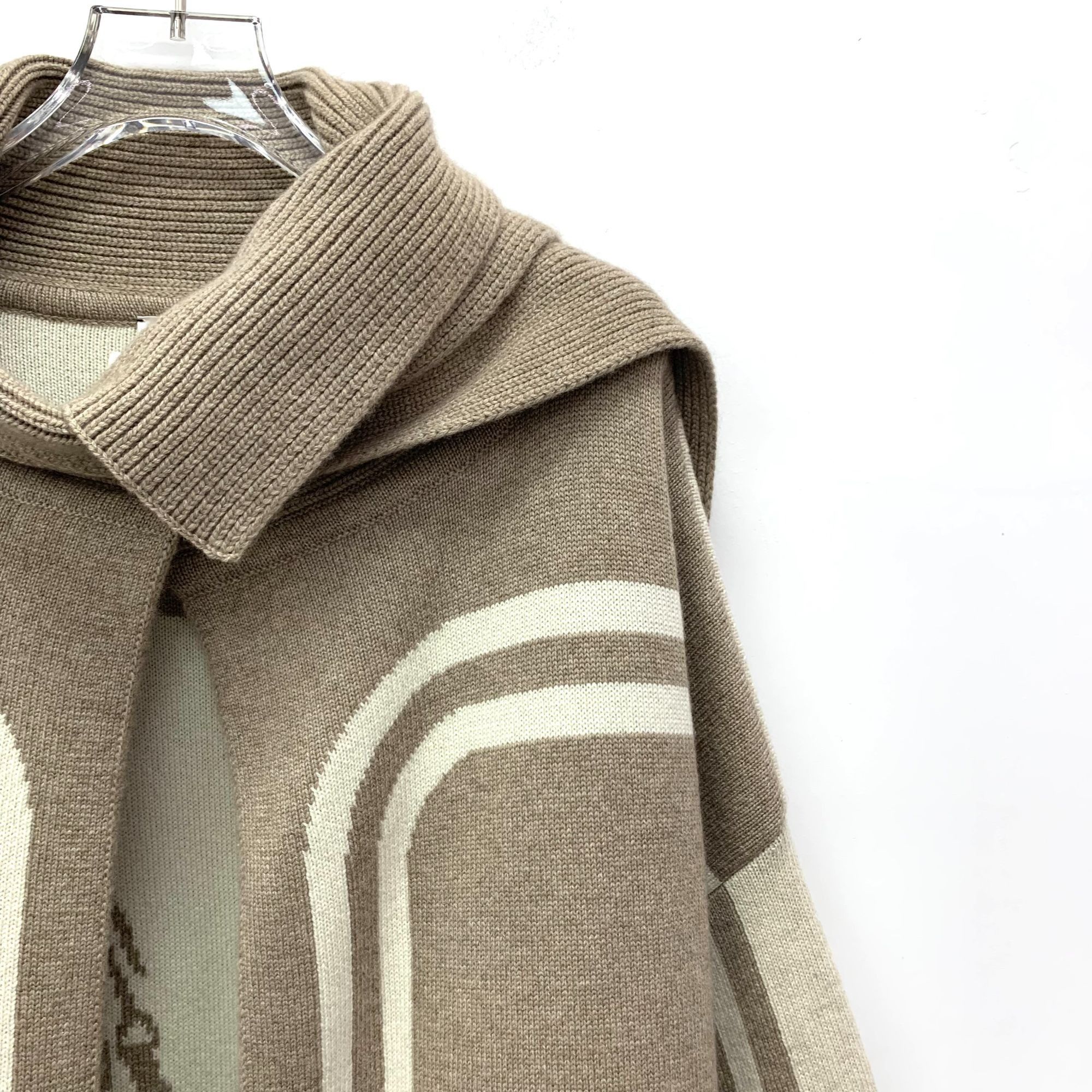 Hermes Hermès Paris Two-Tone Cashmere Open Front Knitted Cardigan C Size XS / US 0-2 / IT 36-38 - 7 Thumbnail