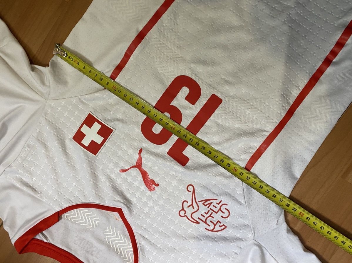 Puma Puma Switzerland 2014 World Cup Football Away Jersey #19 Size M / US 6-8 / IT 42-44 - 18 Thumbnail