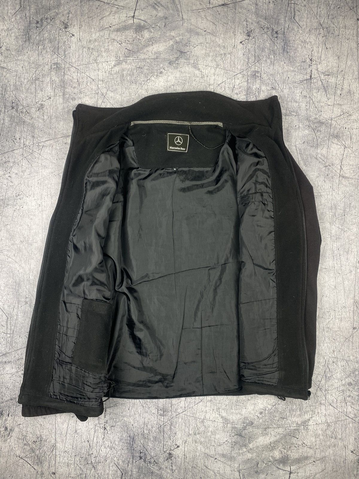Mercedes-Benz × Vintage Vintage Mercedes Benz Service Racing Fleece Jacket Size US M / EU 48-50 / 2 - 9 Thumbnail