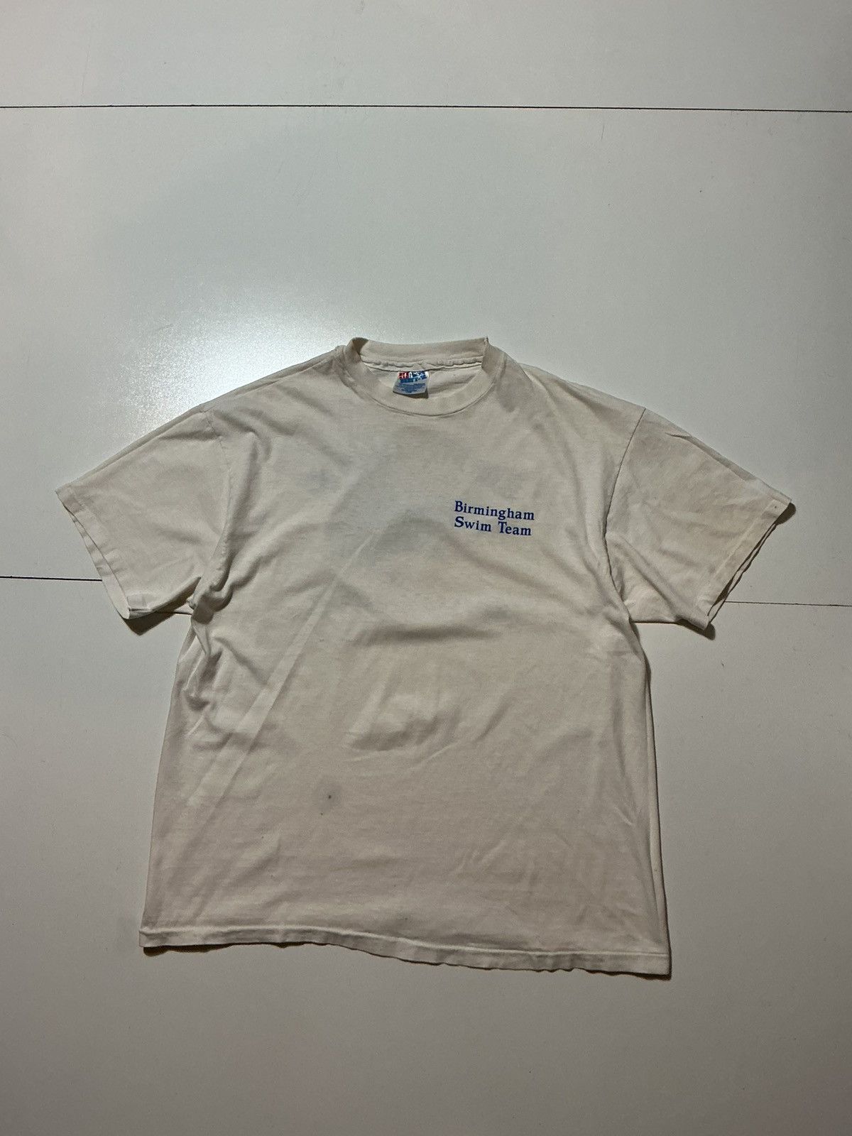 Vintage Vintage Hanes Beefy T Birmingham Shark Single Stitch T-Shirt Size US L / EU 52-54 / 3 - 2 Thumbnail
