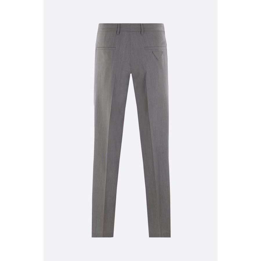 Prada PRADA Grey Wool Mohair Pants New & Authentic (Men's size:US Size US 36 / EU 52 - 2 Thumbnail