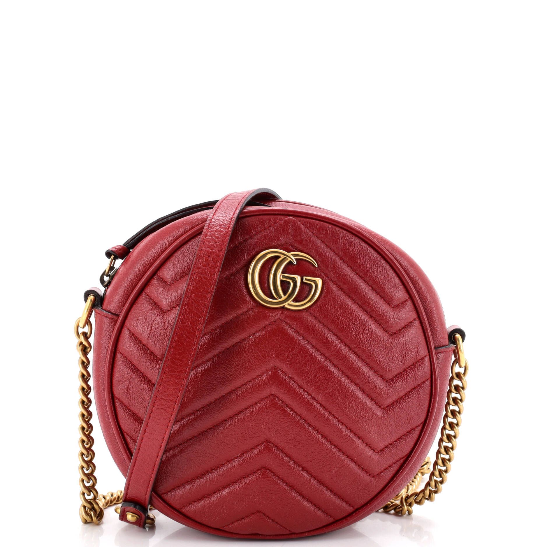 Gucci Gg Marmont Round Shoulder Bag, Women's