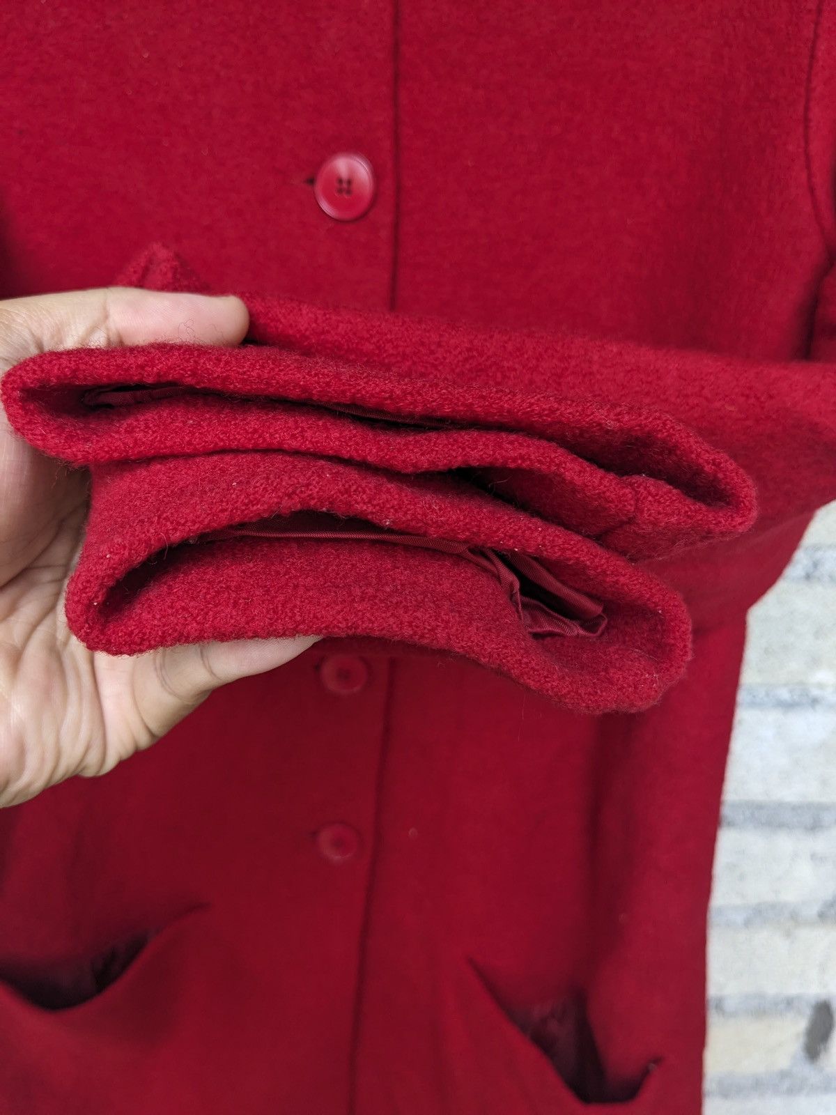 agnes b. Agnès b. Paris Wool Coat - Made in Romania - Size 1 Size S / US 4 / IT 40 - 8 Thumbnail