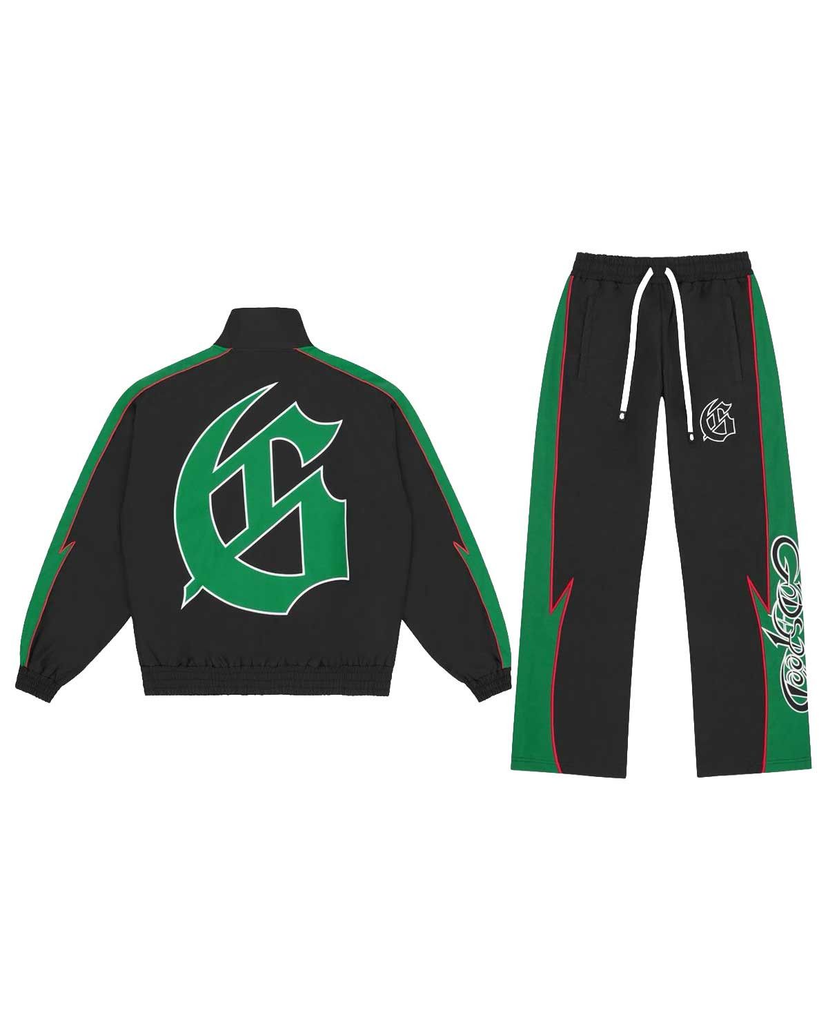 Godspeed GT Tracksuit Black/Green/Red Size US S / EU 44-46 / 1 - 1 Thumbnail